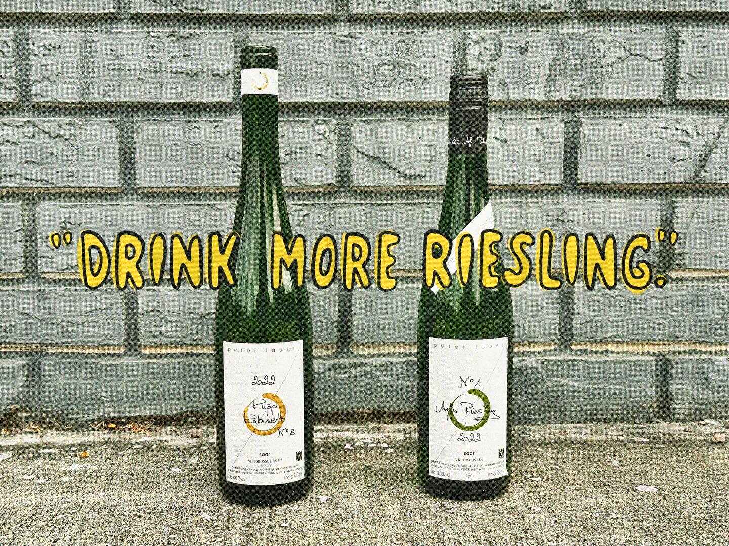 That quote up there, that&rsquo;s us, we said it.  We think you should drink some more Riesling.

Peter Lauer&rsquo;s family is 5 generations deep, they&rsquo;ve been making wine in Mosel for years.  More specifically, in Saar, on southern facing hil