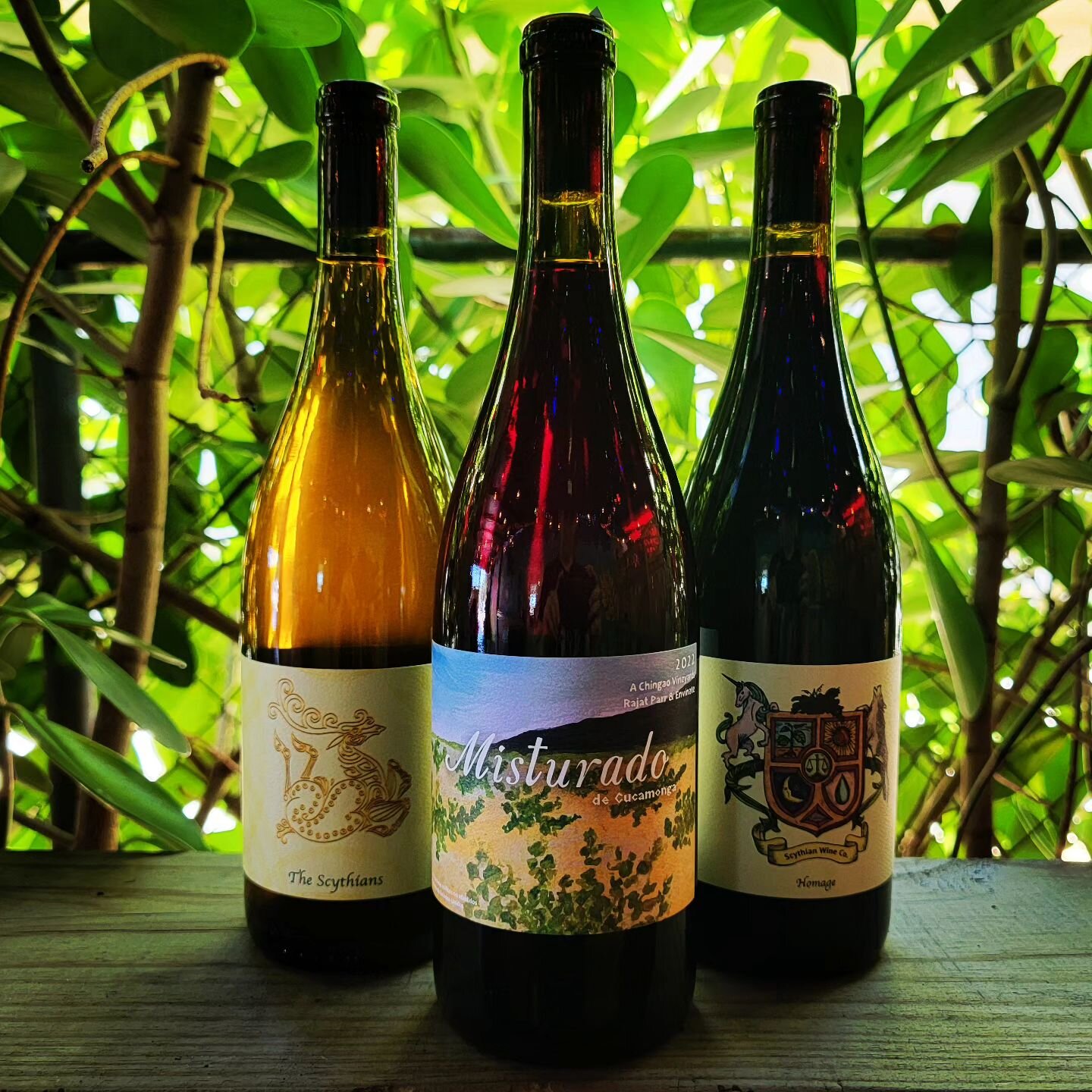 ✨ SUPER Limited wine drop today!

 Introducing Scythian Wine Co.

The new venture by sommelier-turned-vigneron Raj Parr, reviving LA's almost forgotten viticultural heritage. Hid wines hail from rehabilitated ancient, dry-farmed vineyards, untouched 