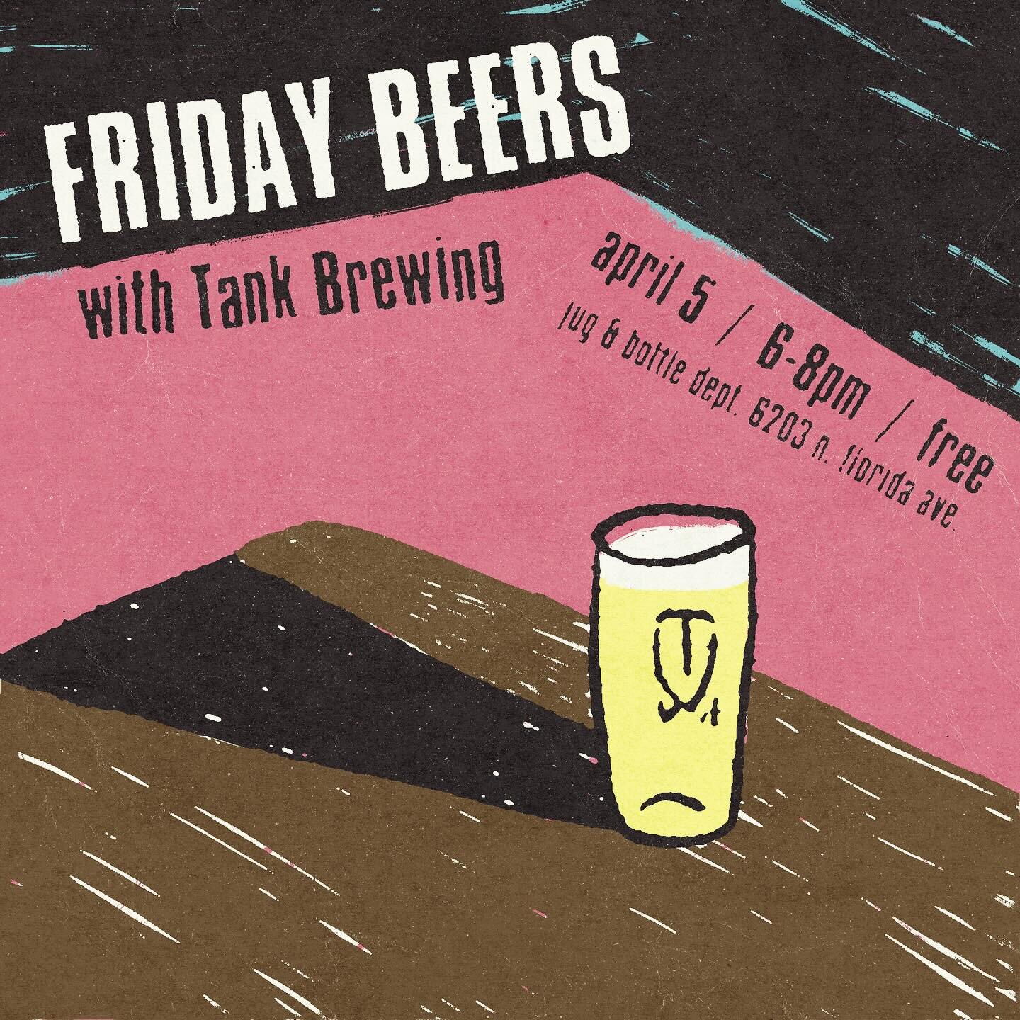 🍻 always friday. always 6-8pm. always free 🍻

That&rsquo;s right it&rsquo;s another dang #fridaybeers. This week we&rsquo;ve got @thetankbrewing .  All these beverages are specifically prescribed for Florida, dry &amp; crisp. 

Along with their nor