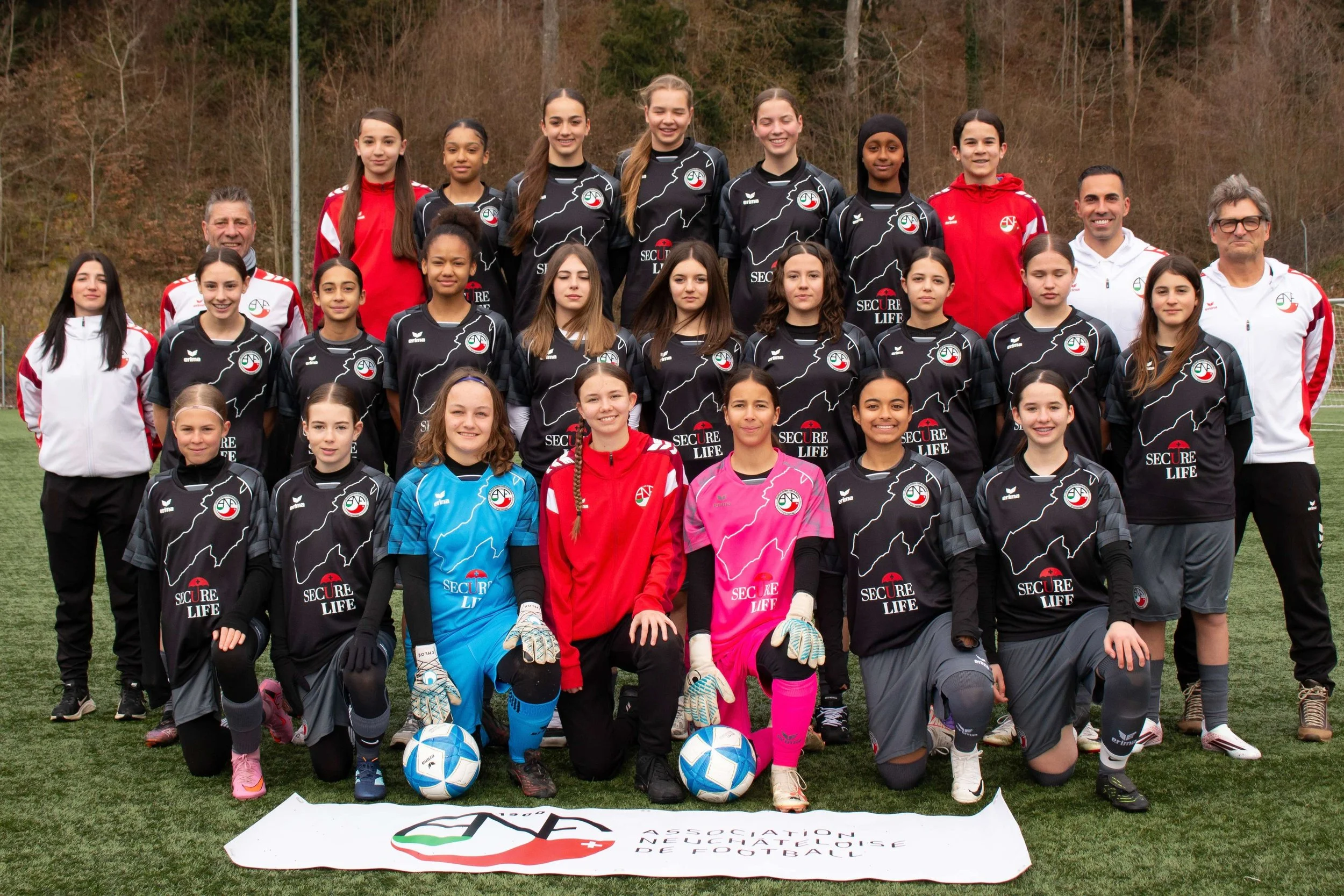 Les nouveaux maillots de l’équipe ANF M15 Féminin