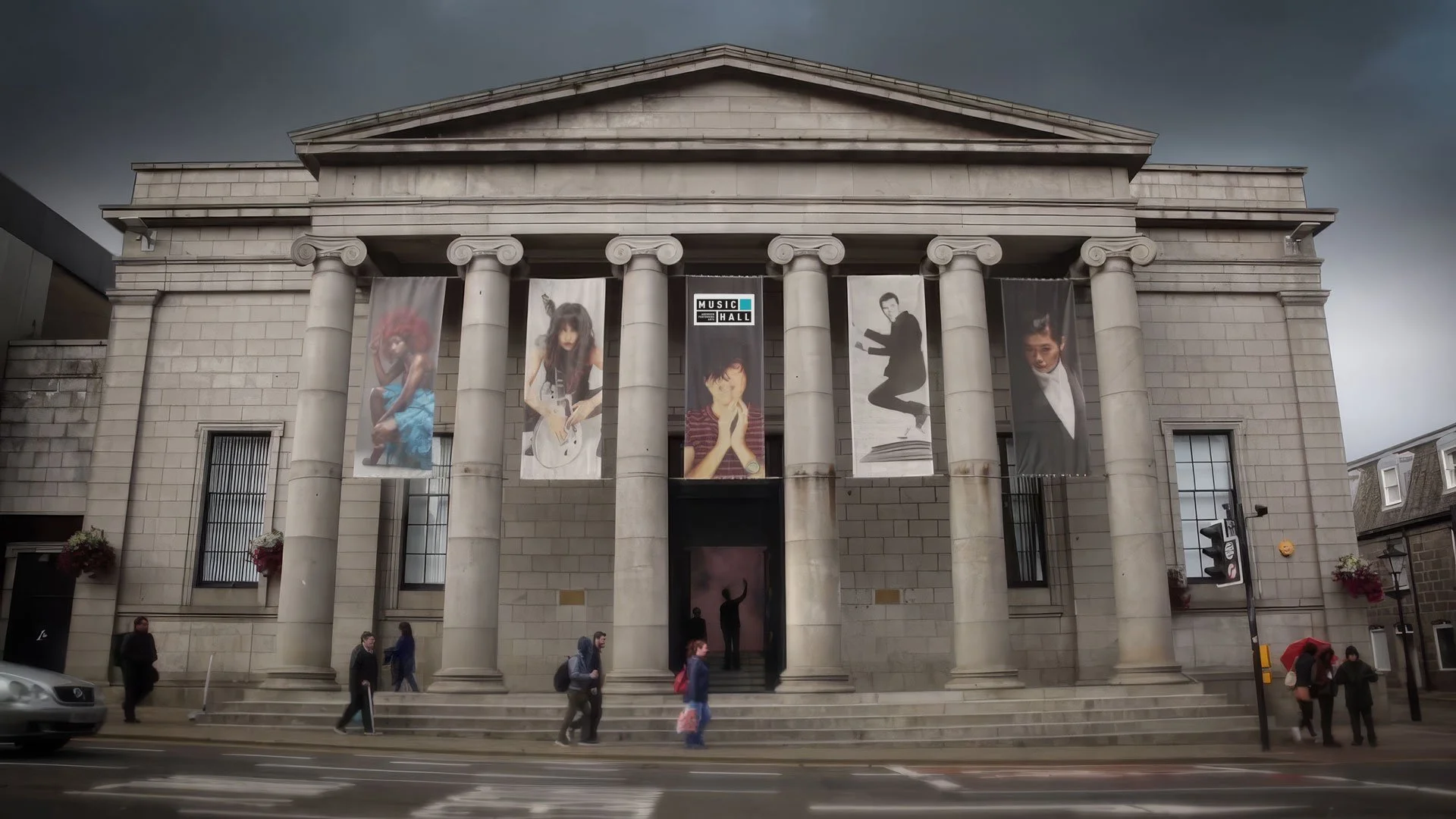 the beautiful exterior of Aberdeen Music Hall