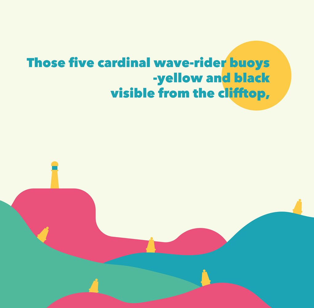 a visual of an illustrated light house from video content by Bright Side Studios
