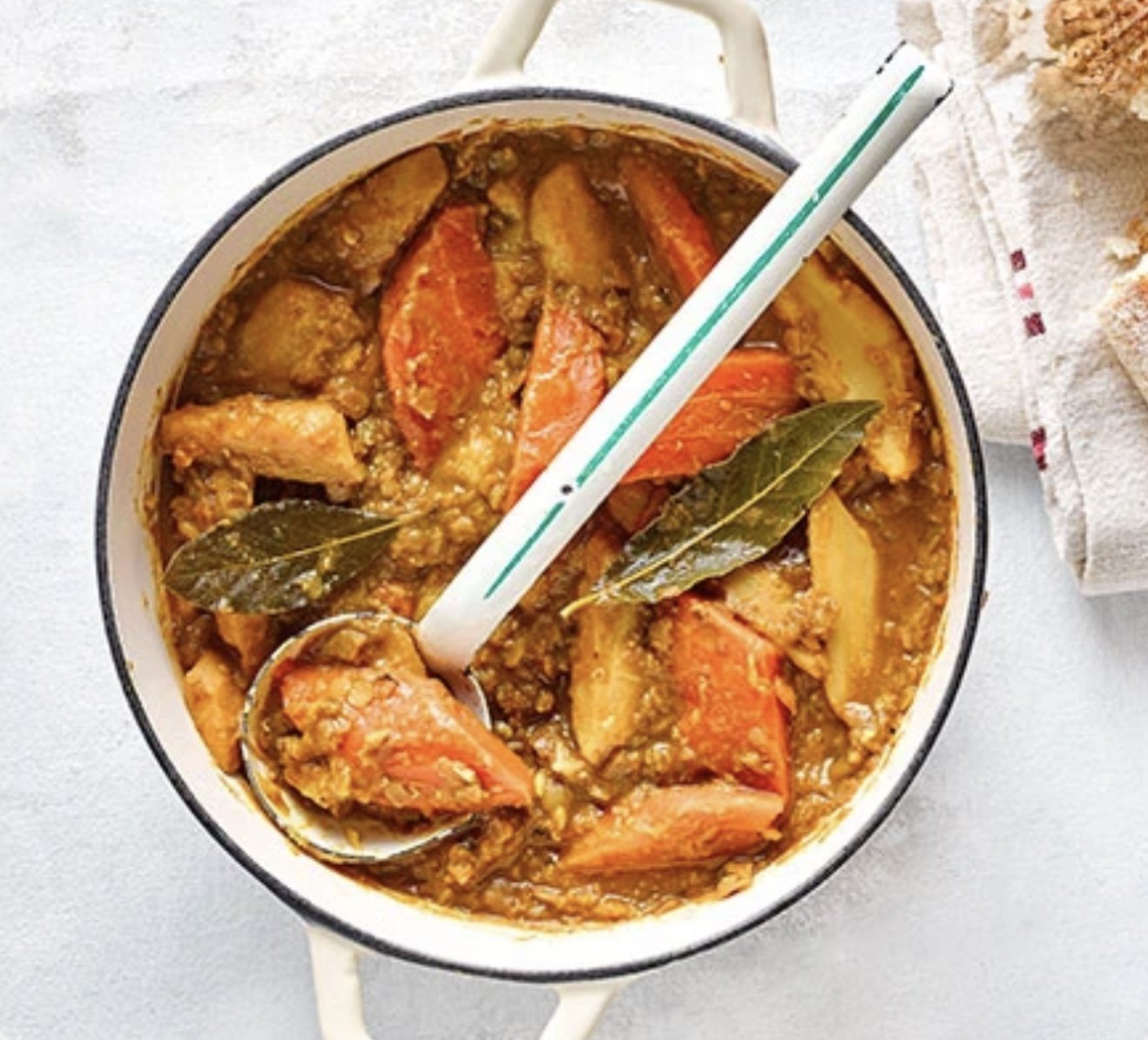 Slow cooker spiced root & lentil casserole