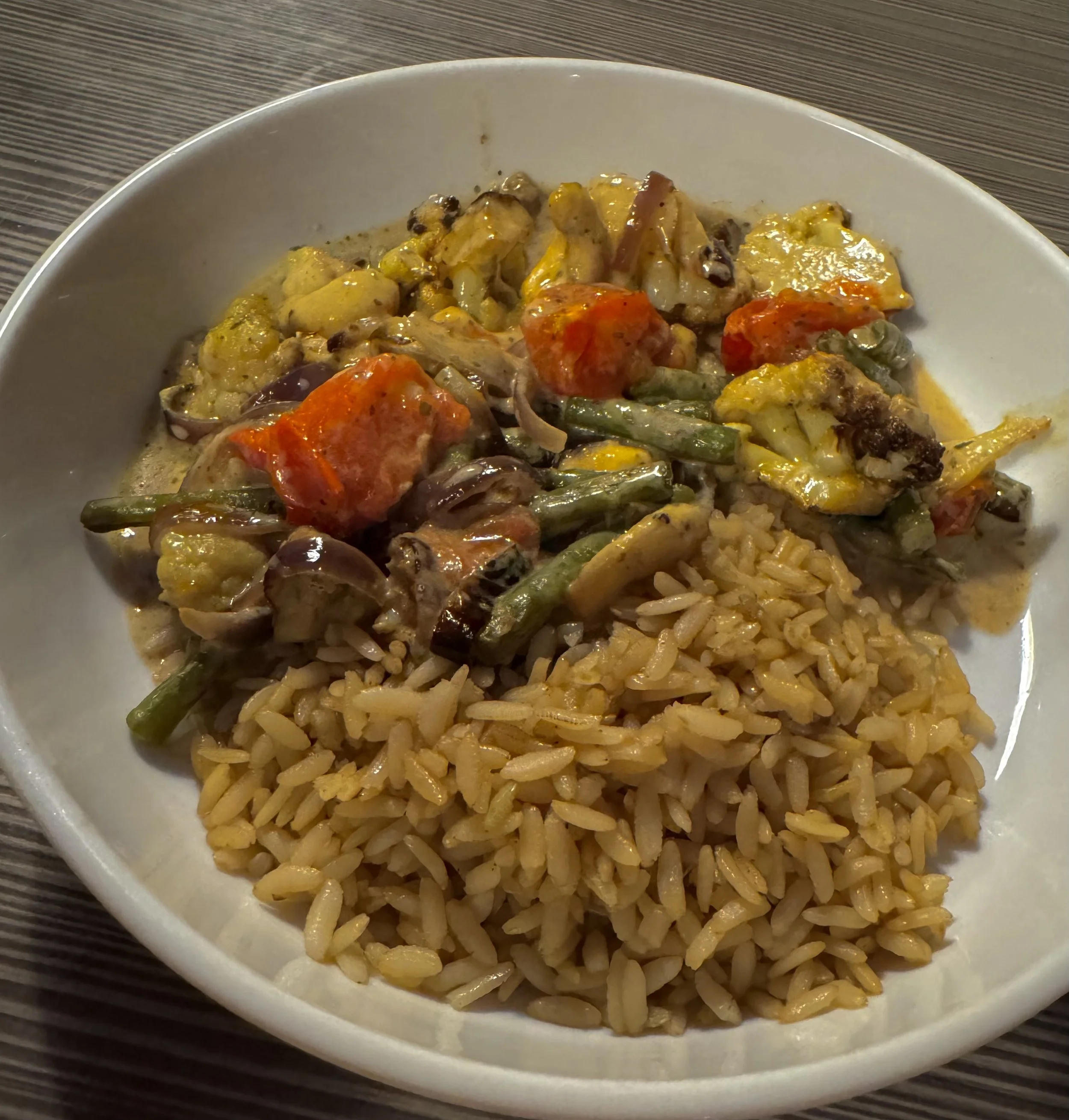 Cauliflower, Cashew and Coconut Curry