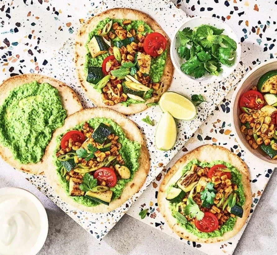 Summer Veg Tostadas