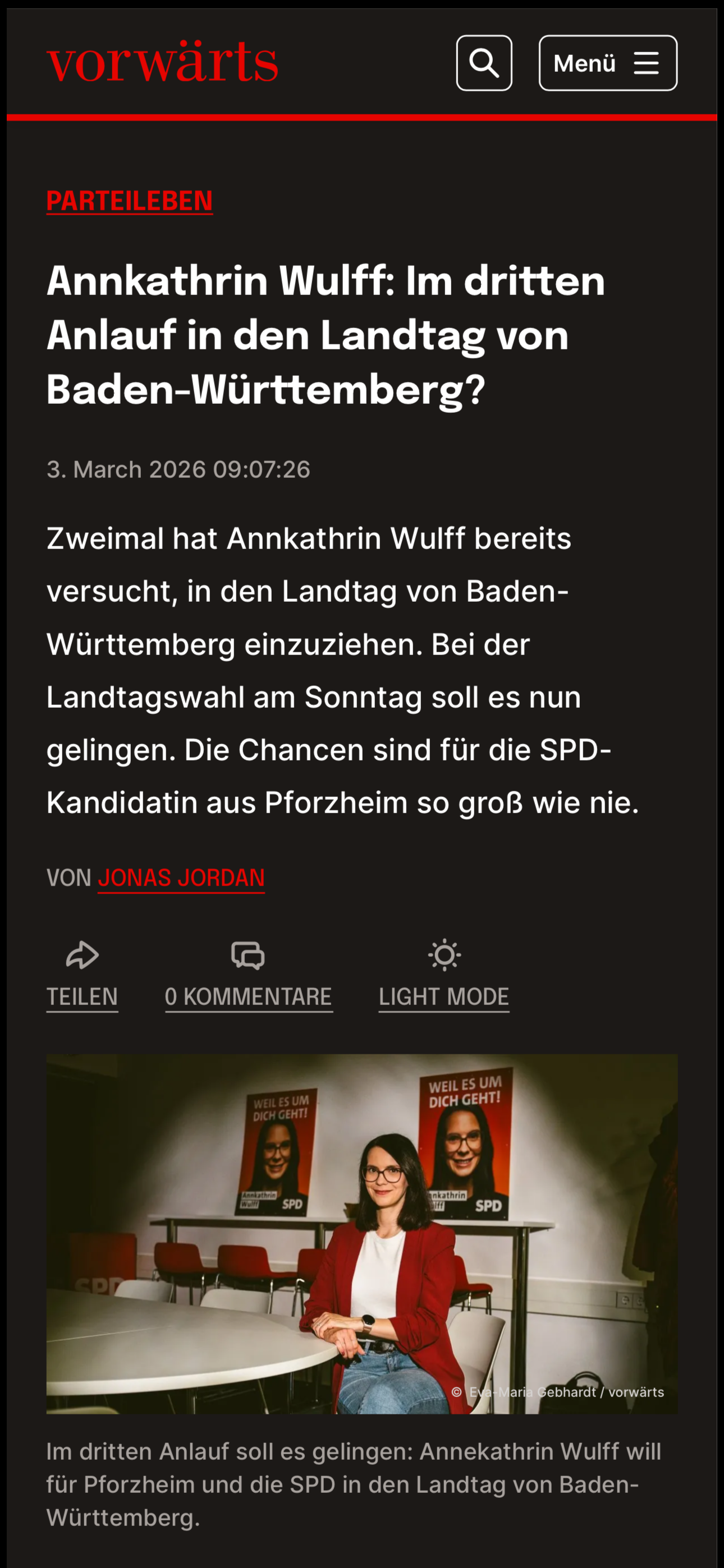 VORWÄRTS-MAGAZIN (Online)