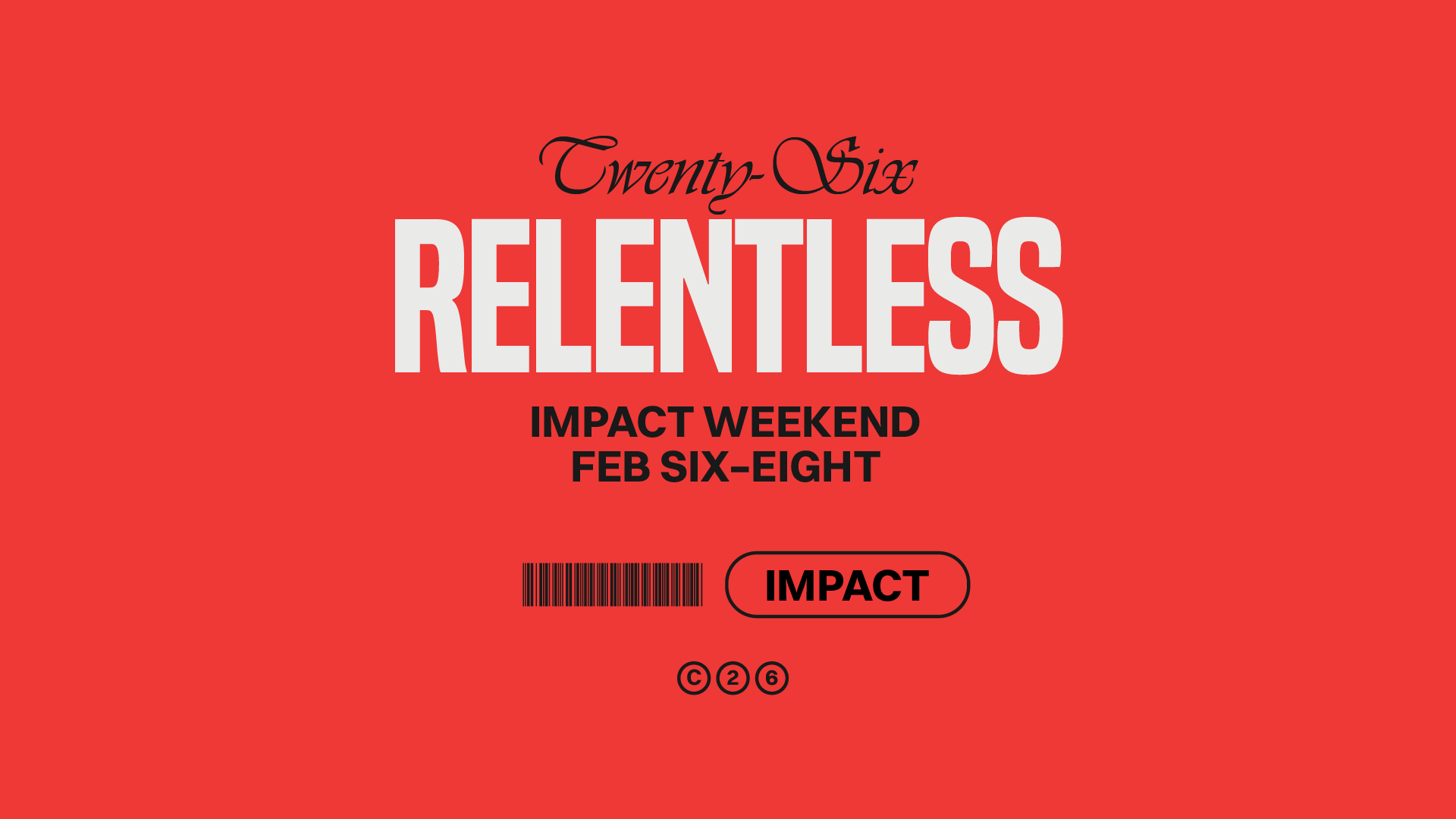 Impact Weekend 2026