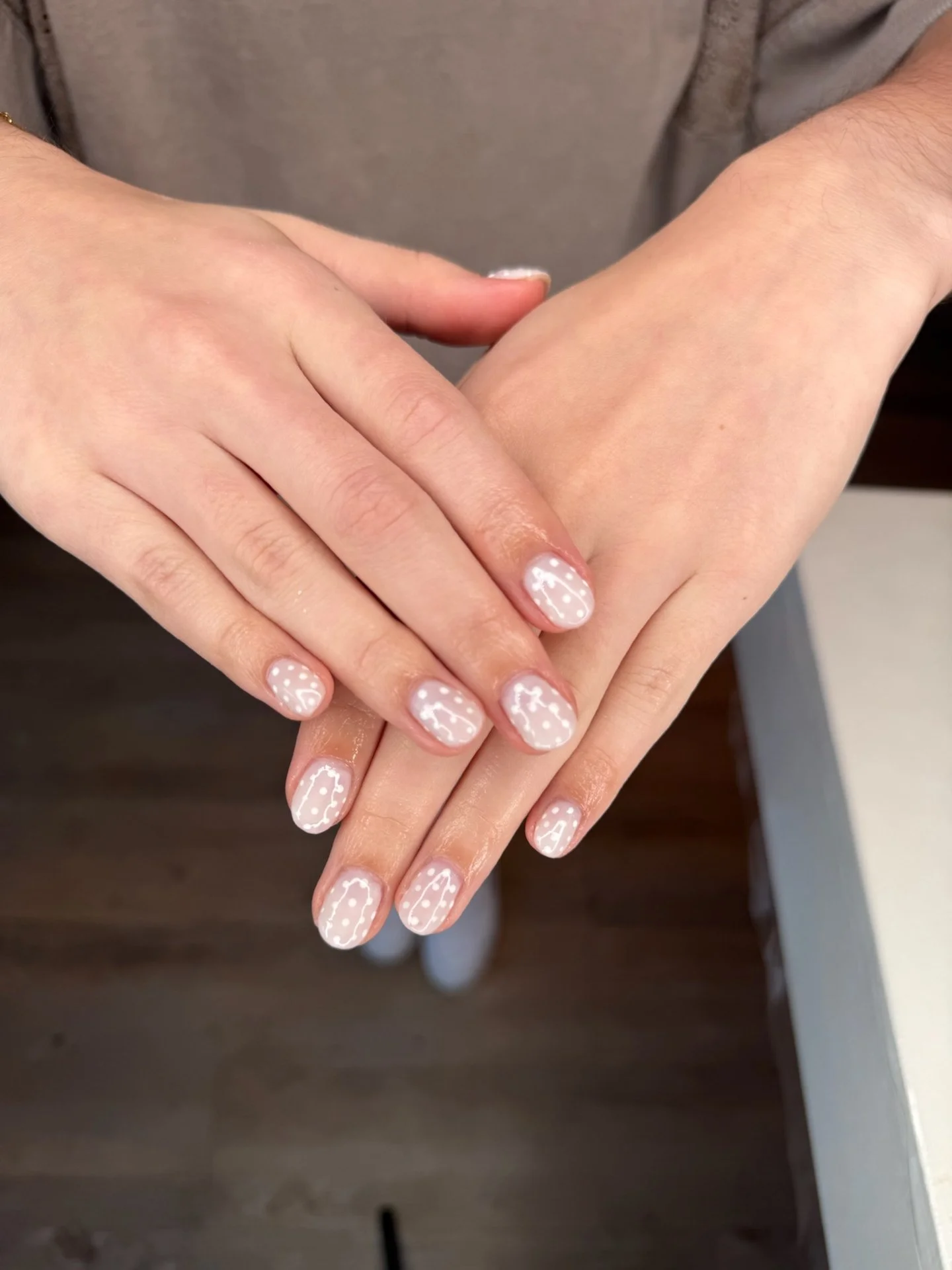 Milky white builder gel on natural nail set 🤍🫧

📍 Located inside the Residences at La Cantera
📲 DM us or book through the link in bio
