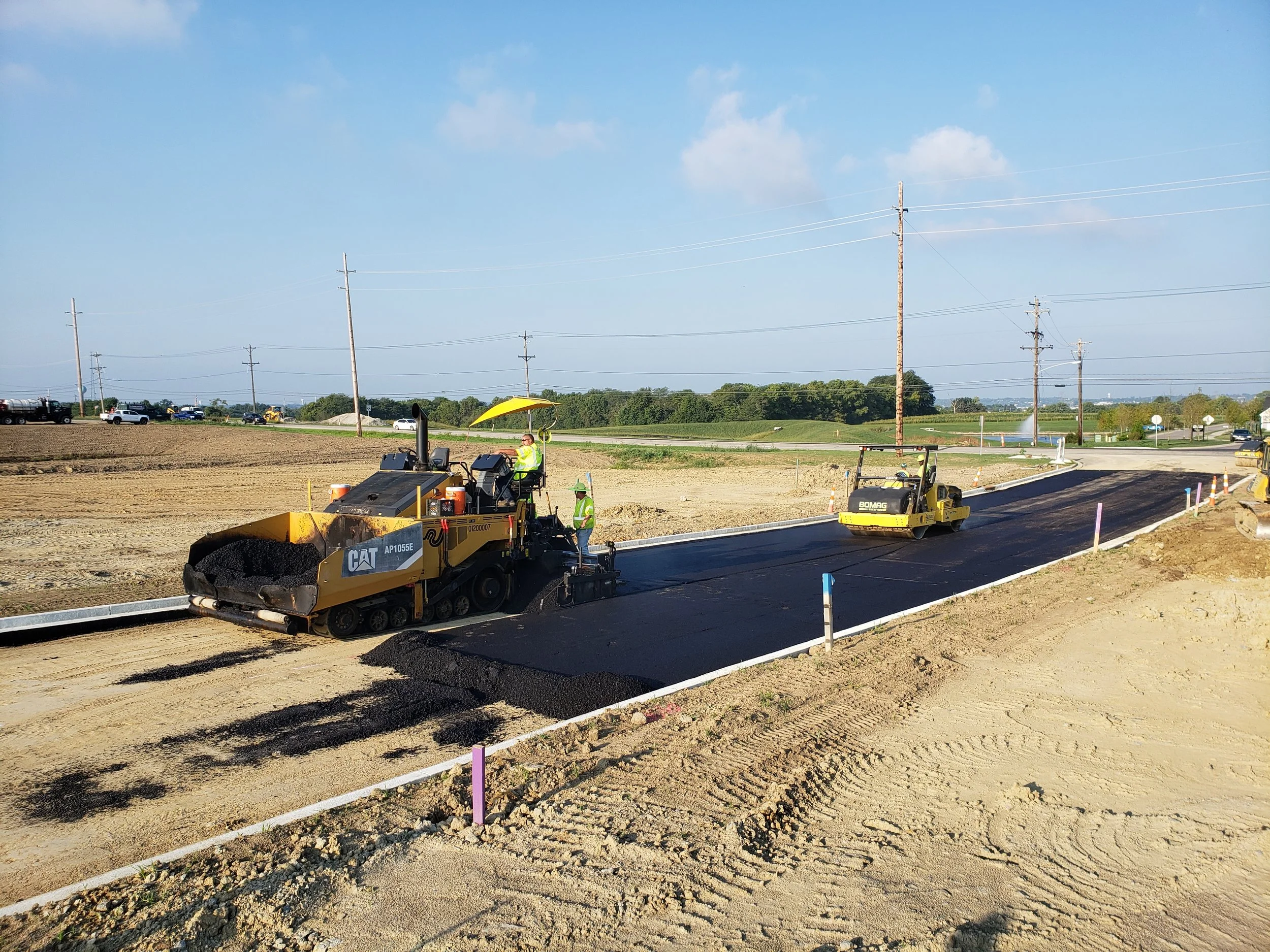 Street Paving Starts at Union Village