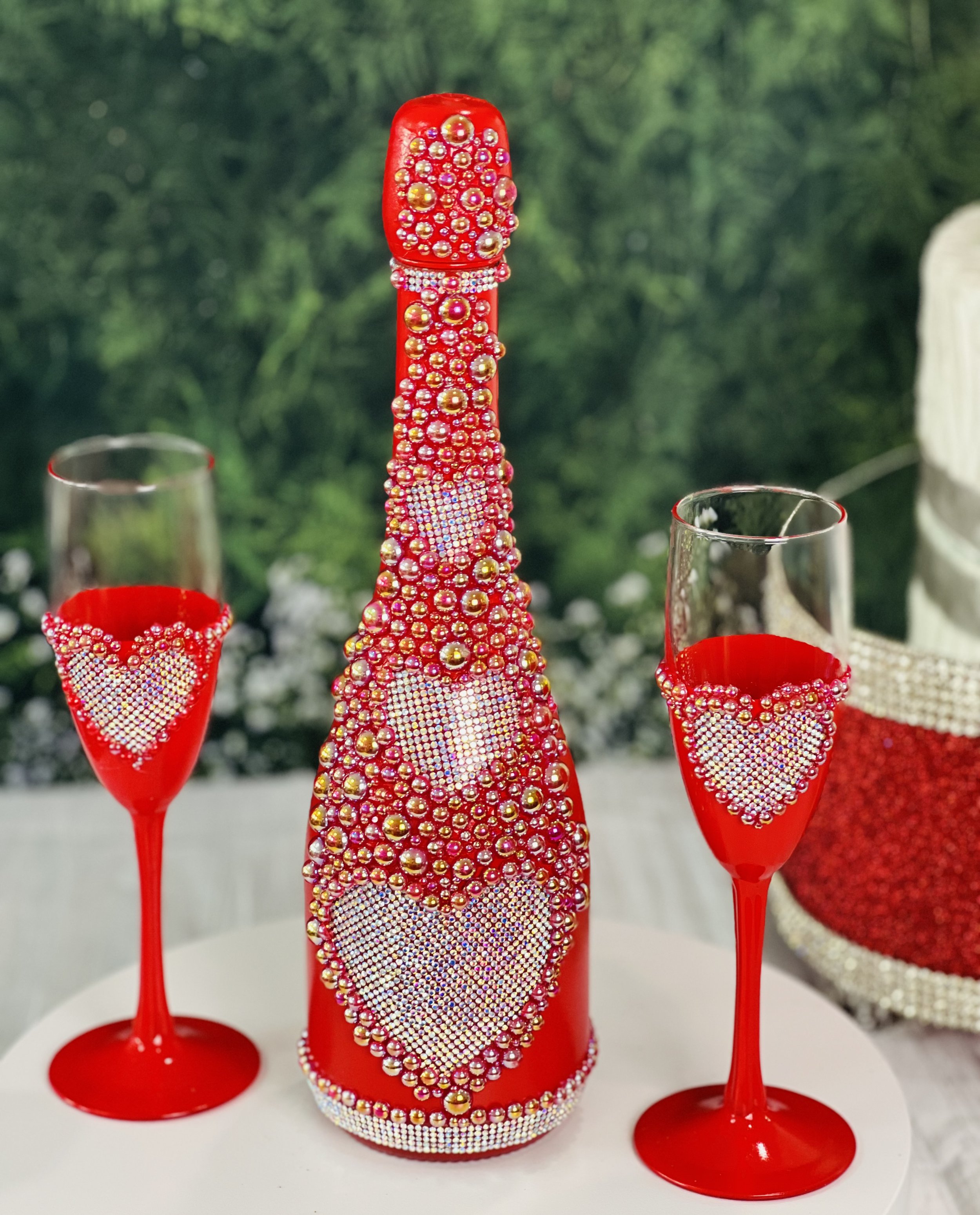 Bubbles and Bling Champagne Flute Gift Set