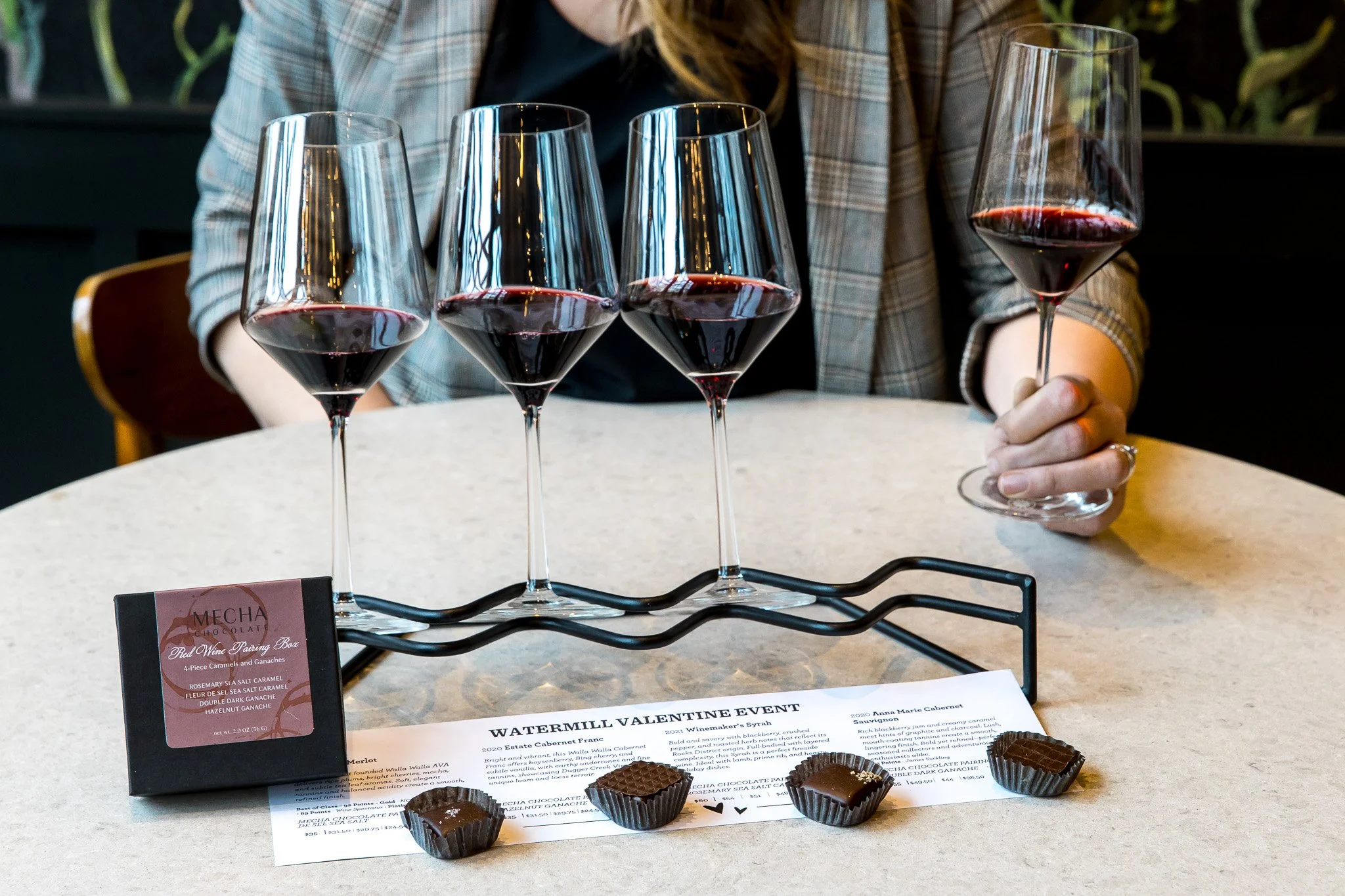 Wine &amp; Chocolate Pairing at Watermill 