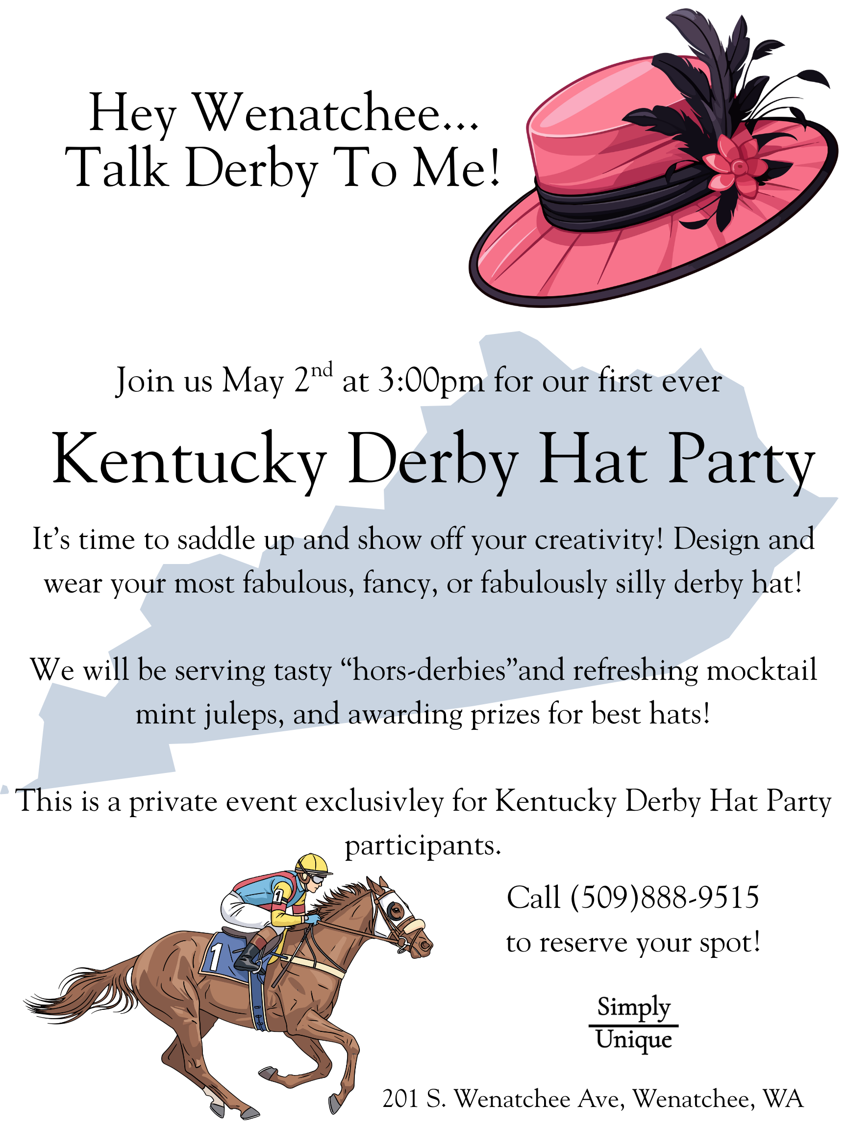 Kentucky Derby Hat Party