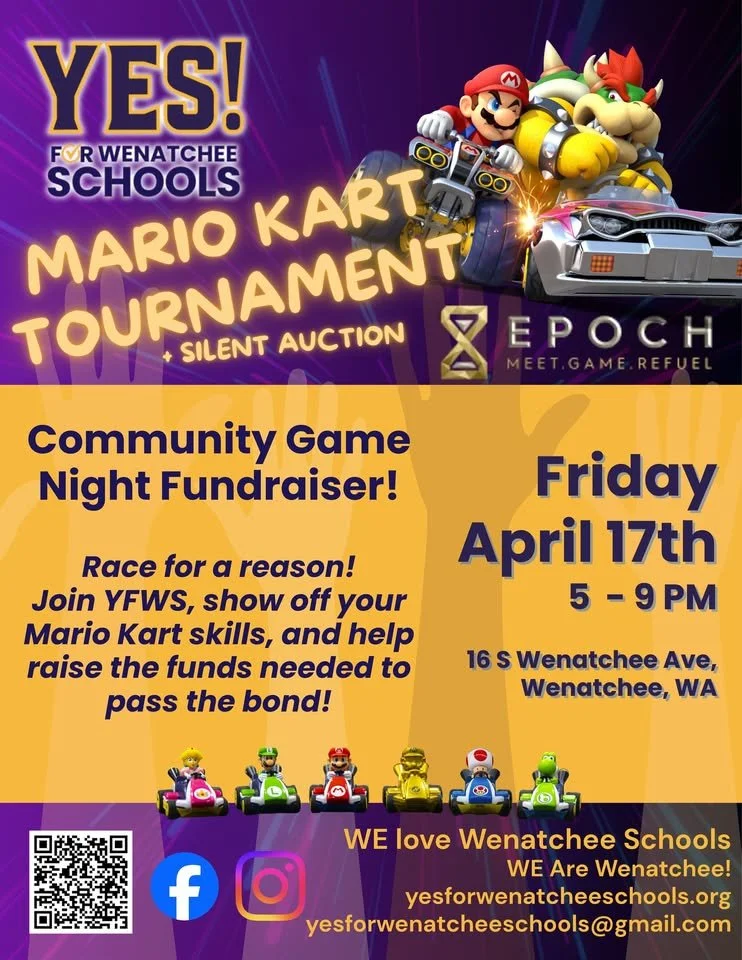 Mario Kart Tournament &amp; Silent Auction