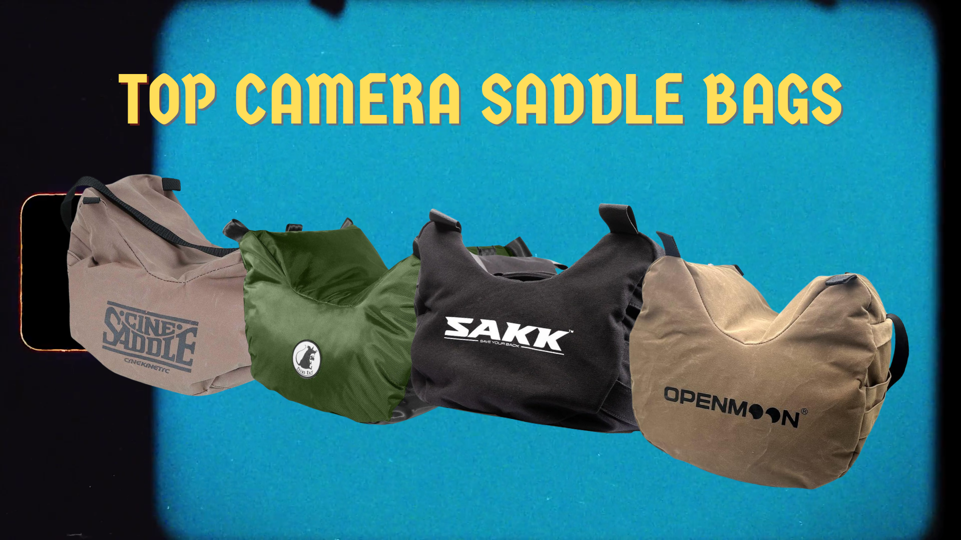 Top Camera Saddle Bags