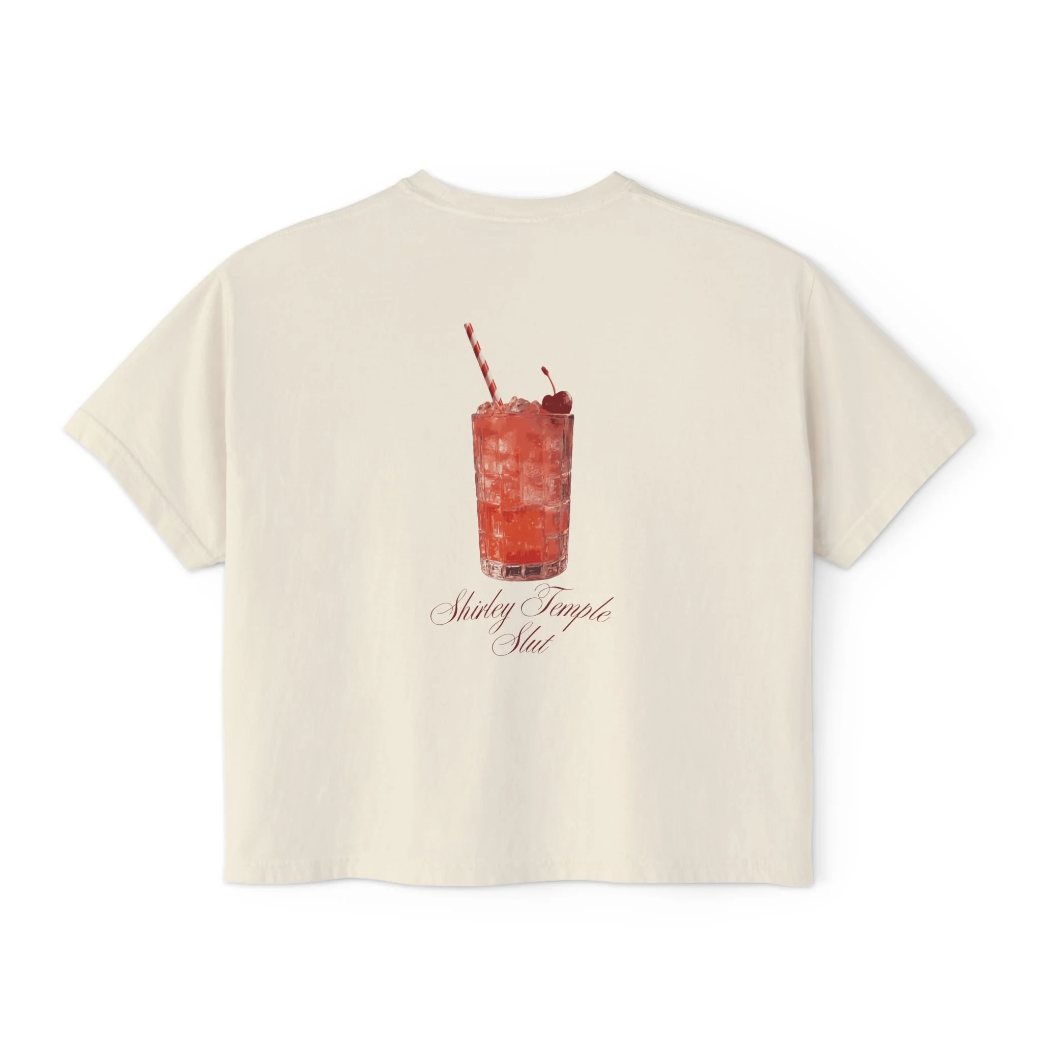 Cropped Shirley Temple Slut T Shirt