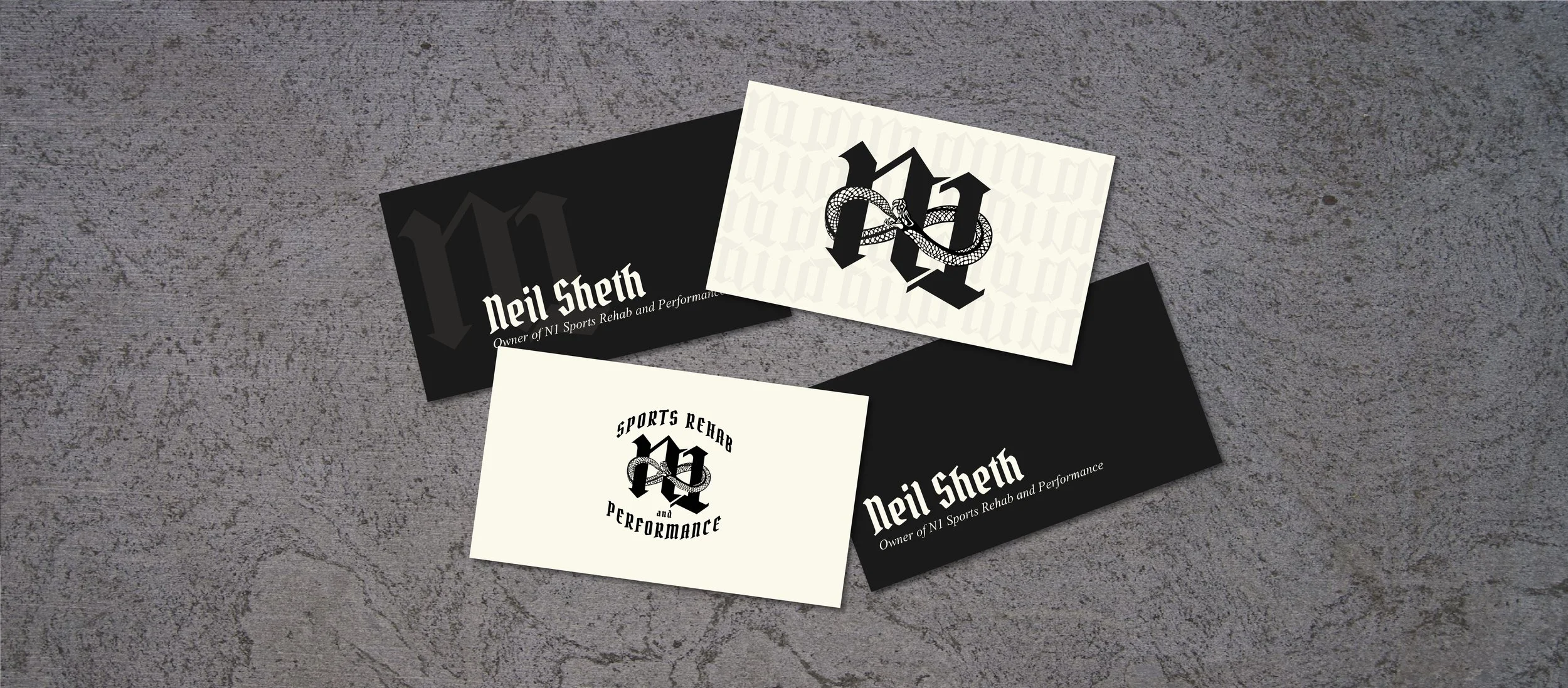 n1 business card design