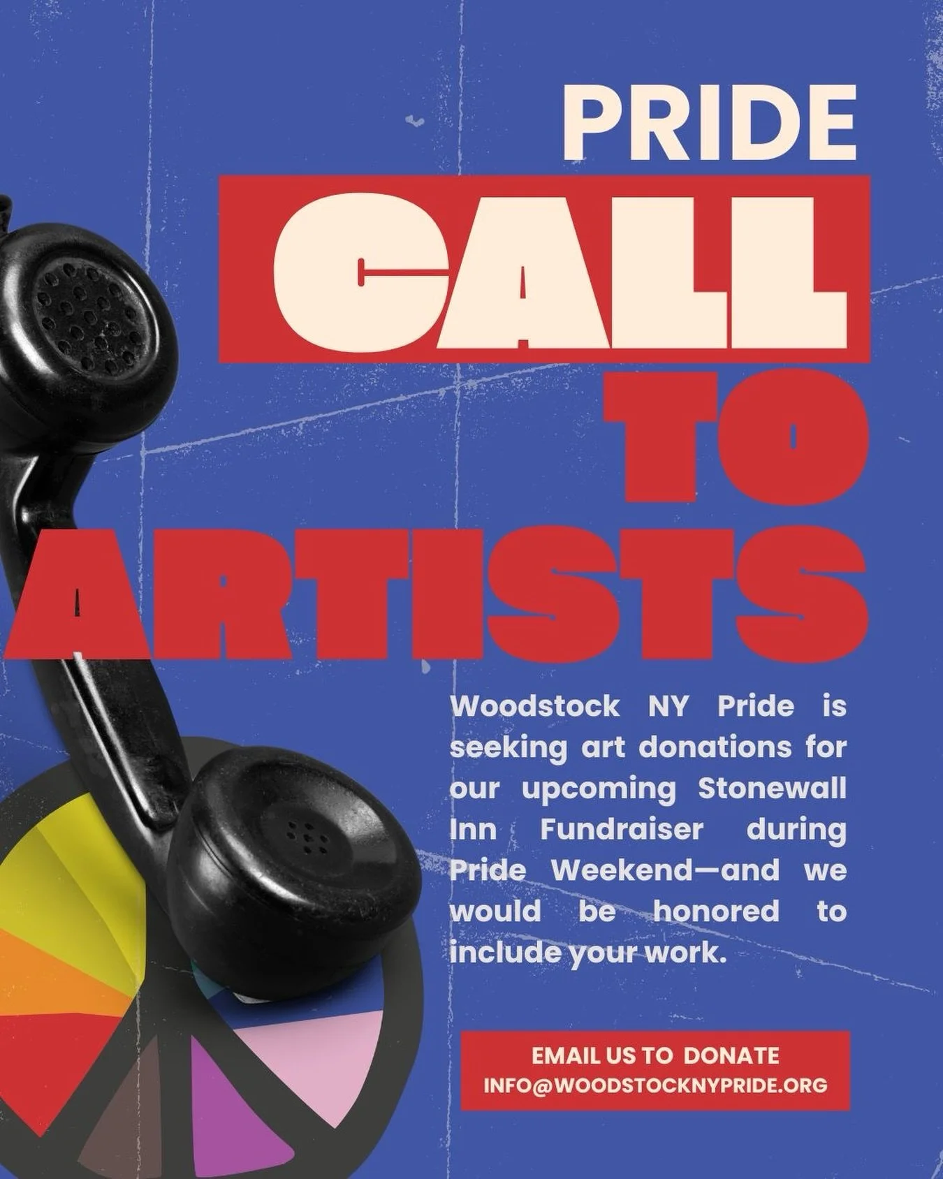 ART QUEENS, KINGS &amp; THEYS, WE NEED YOU!

Woodstock NY Pride is gathering goodies for a silent auction to help fund Pride, and we&rsquo;re looking for art donations. Paint it, print it, stitch it, sculpt it &mdash; if it&rsquo;s fabulous, we want 