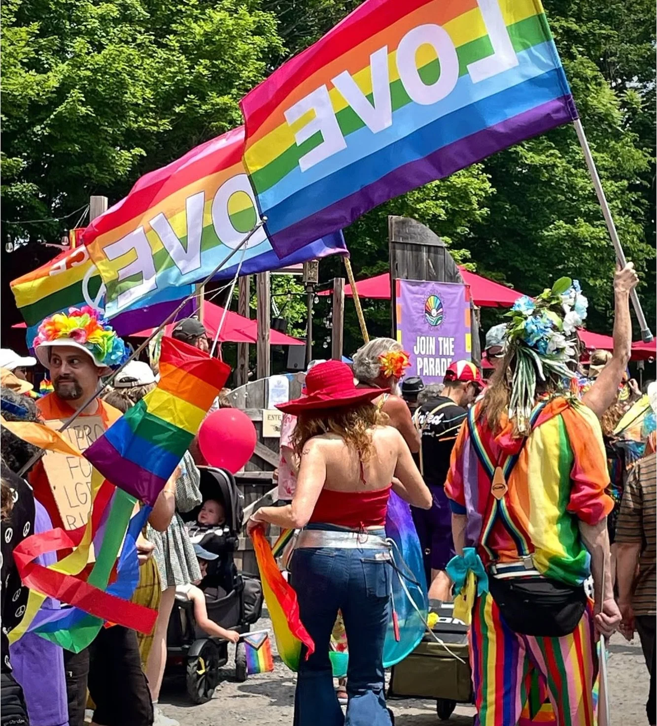 🌈✨ Color is Coming ✨🌈

Woodstock is about to bloom.

From yarn-wrapped trees to gallery walls filled with bold expression, color will soon take over the town in celebration of Pride. Each hue carries a story, a history, a voice&mdash;coming togethe