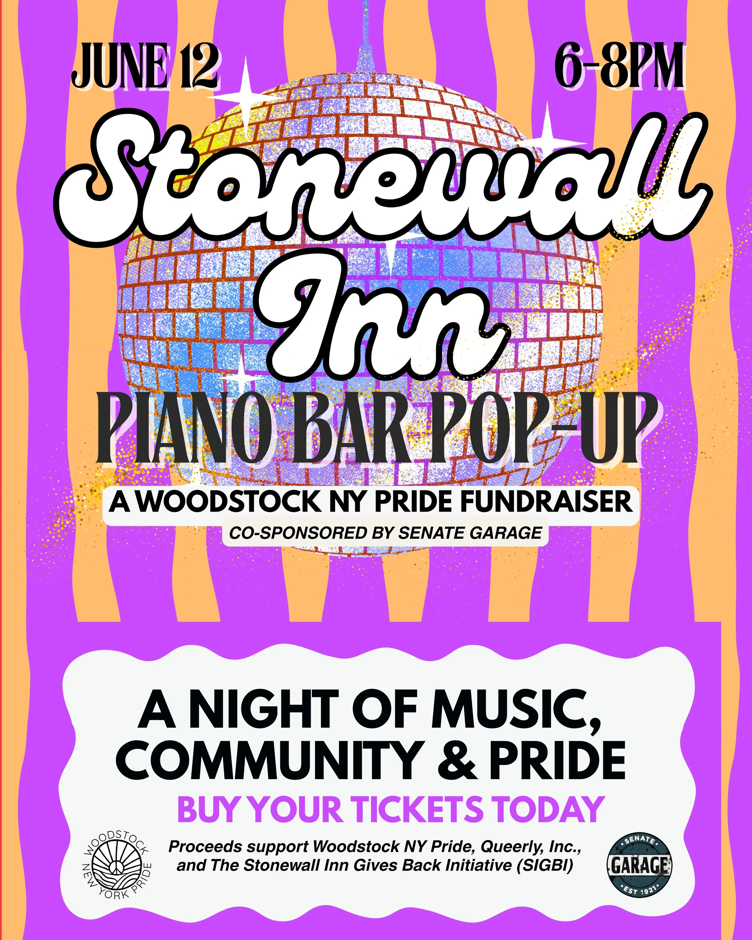 Stonewall Inn Piano Bar Pop Up