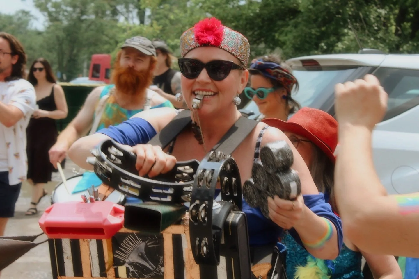 Are you a musical person? 🎶🎸🥁Get your group together and joint the parade June 14th! Now accepting participants for our parade march, join in and add your musical flare. 📸: @hudsonriverstripedbass #woodstocknypride #pride #prideparade #upstatepri
