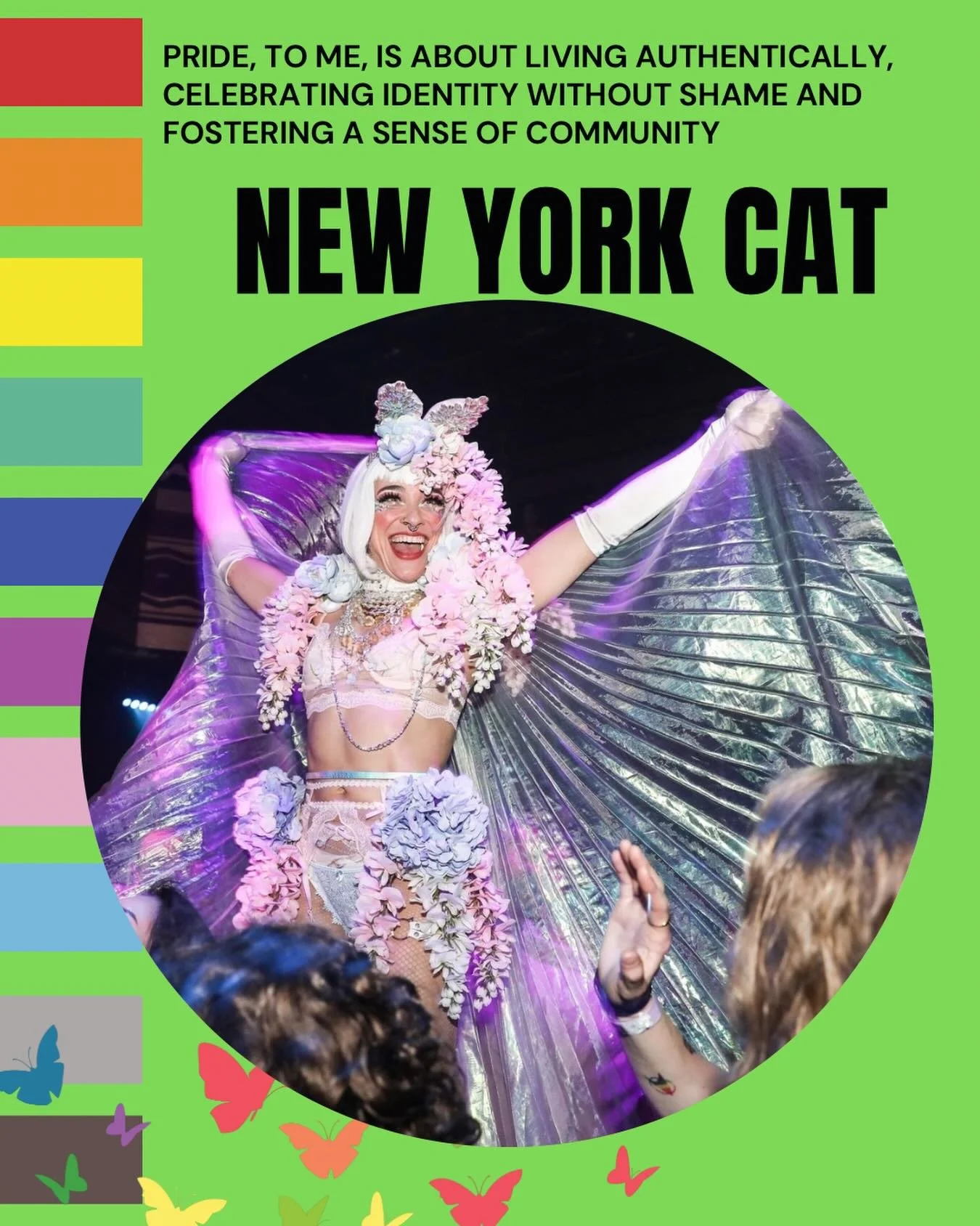 🌈 They&rsquo;re tall. They&rsquo;re fabulous. They&rsquo;re definitely not a cat.

New York Cat @newyorkcat will be soaring above the crowd on stilts during this Sunday&rsquo;s Woodstock Pride Parade, bringing plenty of sparkle, smiles, and Pride sp