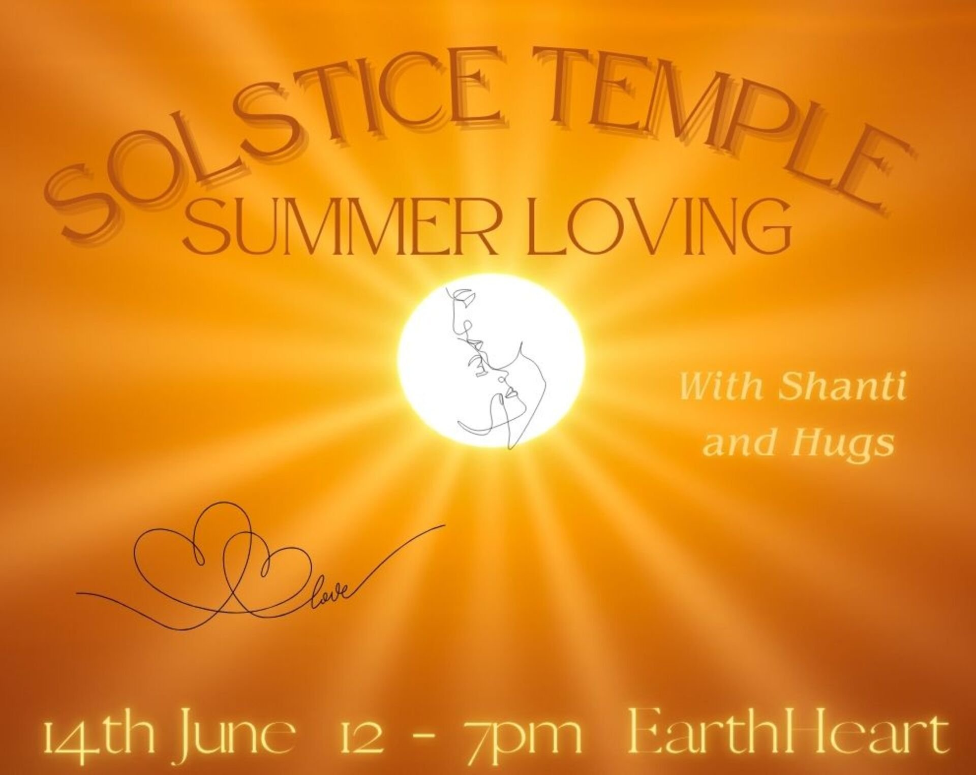 MC DJING FOR THE YUMMY Solstice Summer Loving TEMPLE with SHANTI & HUGS