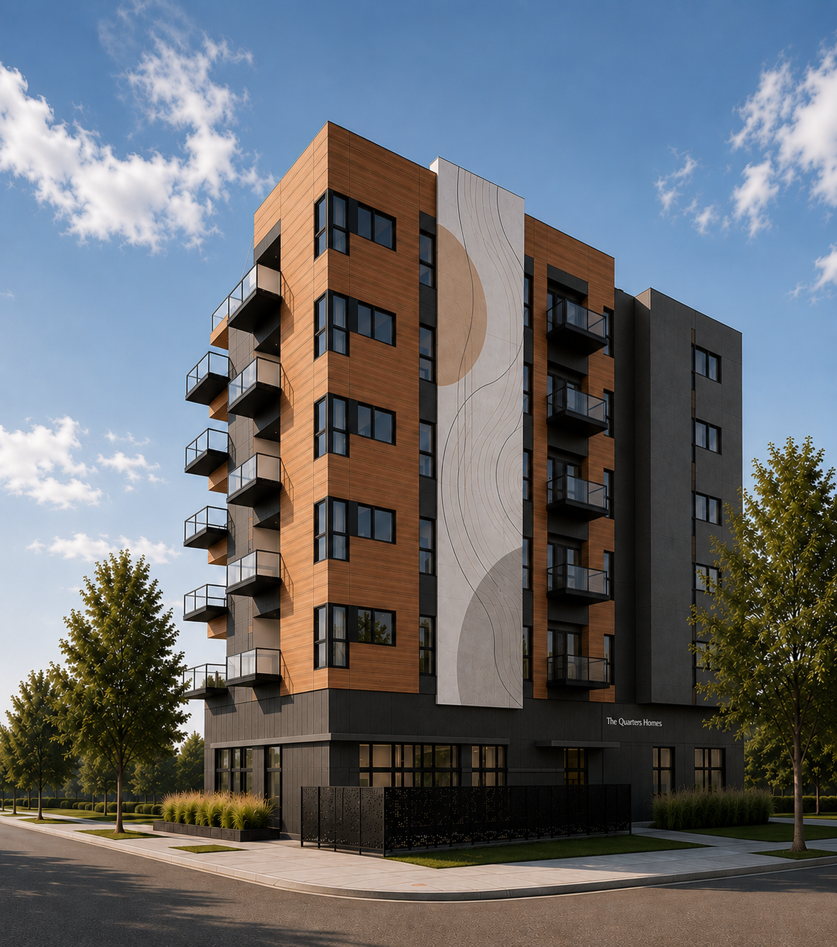 3D render of proposed building