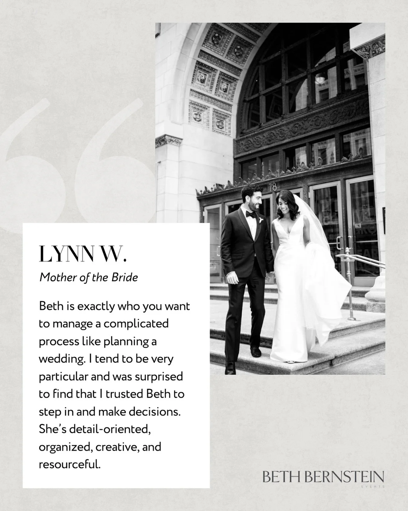 Trust is one of the greatest compliments a client can give me.

There are so many decisions that go into planning a wedding, and my hope is always that my clients reach a point where they know that if something unexpected happens, they don&rsquo;t ha