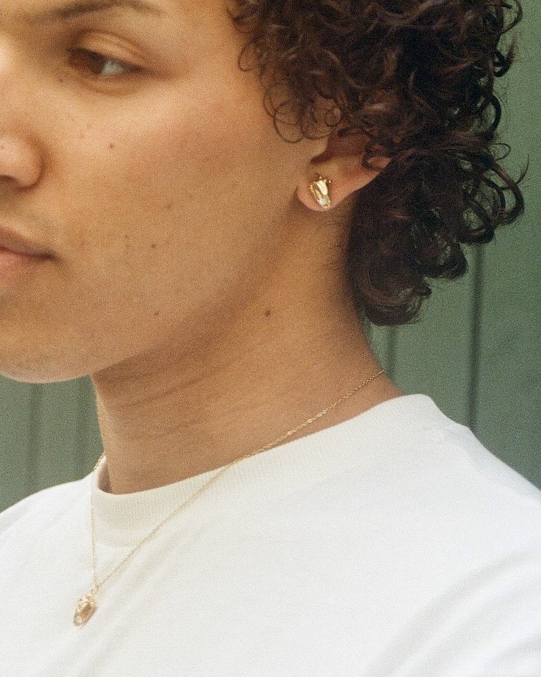 Boucles d'oreilles "Lambi au Gros Diamant"