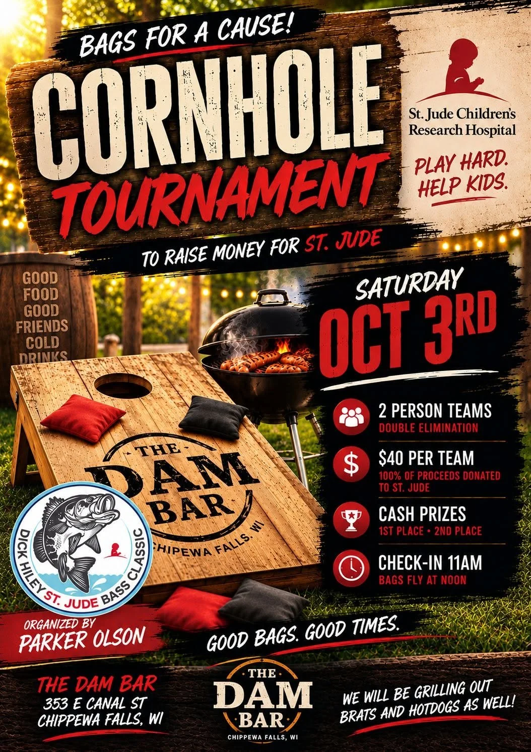 Bean Bag Tournament - St. Jude Charity Event
