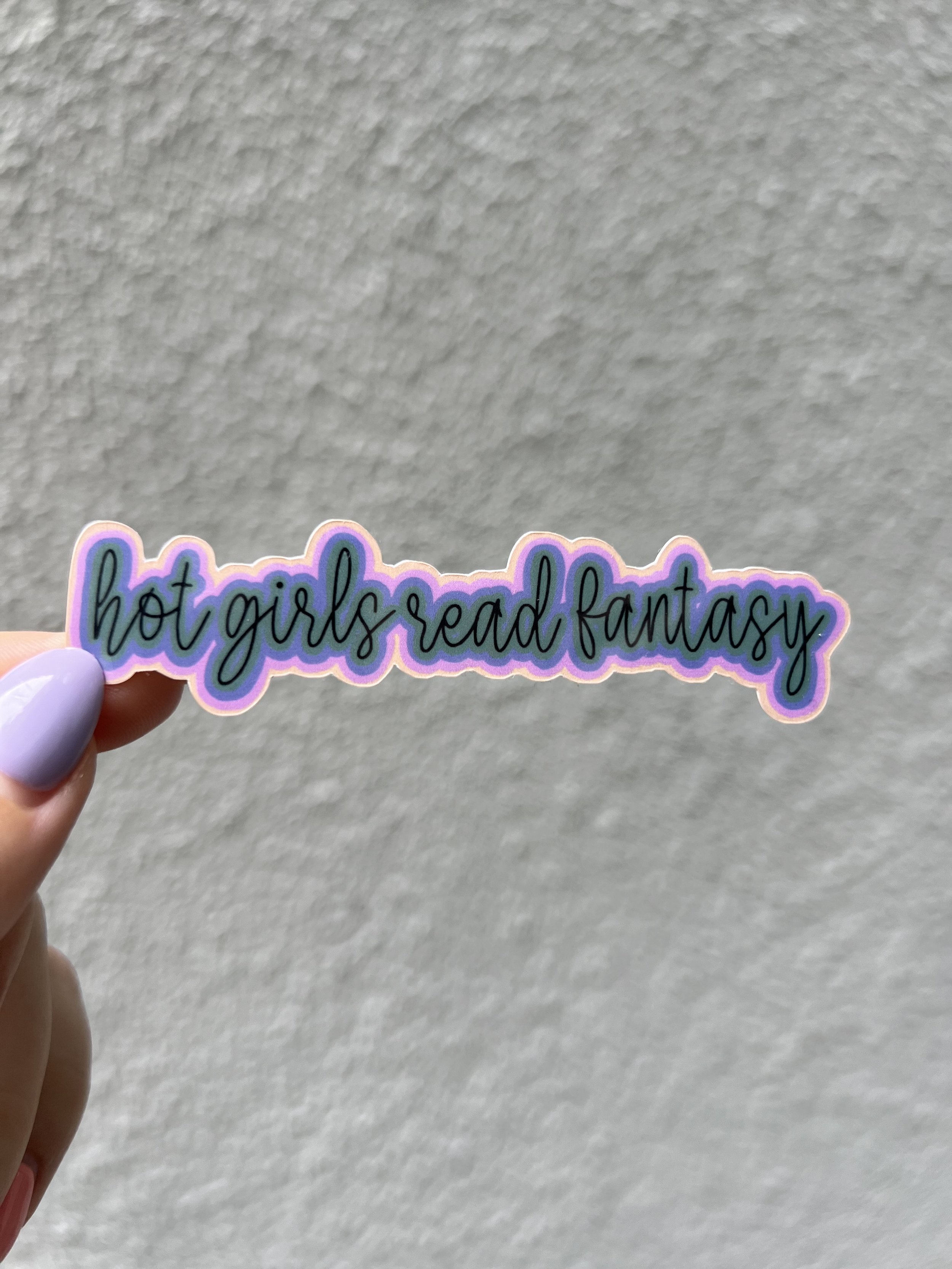 Hot Girls Read Fantasy Sticker