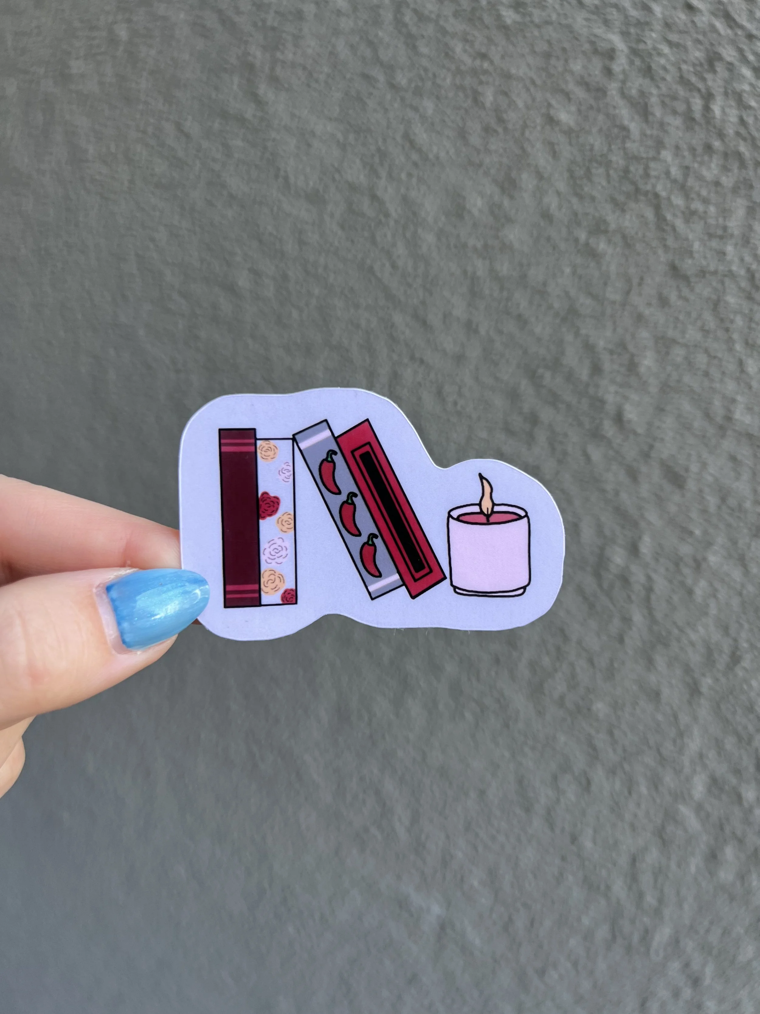 Spicy Books Sticker