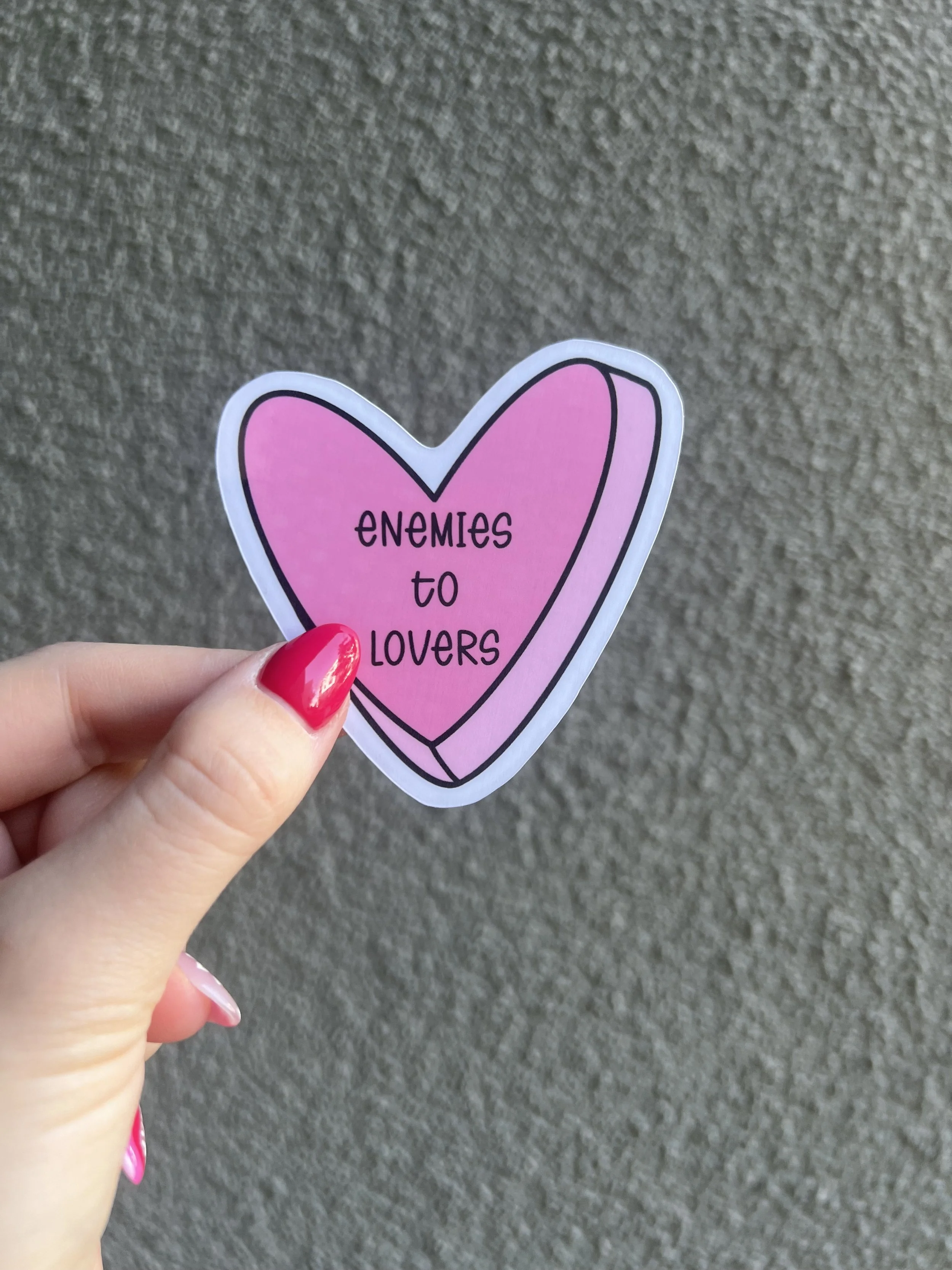 Enemies to Lovers Conversation Heart