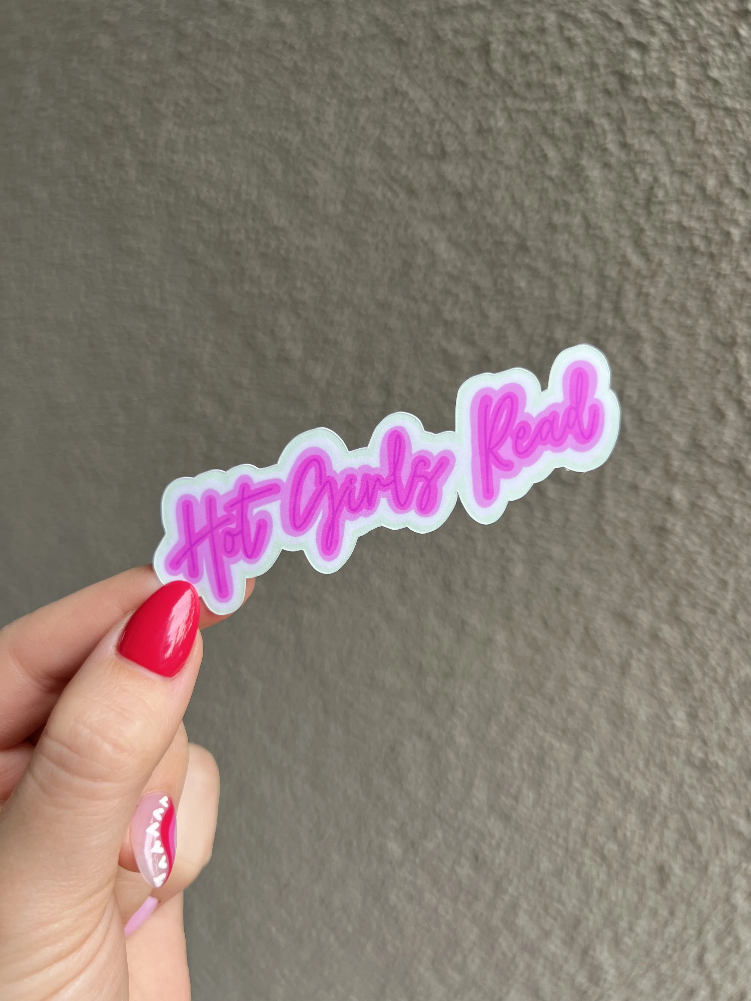 Hot Girls Read Sticker
