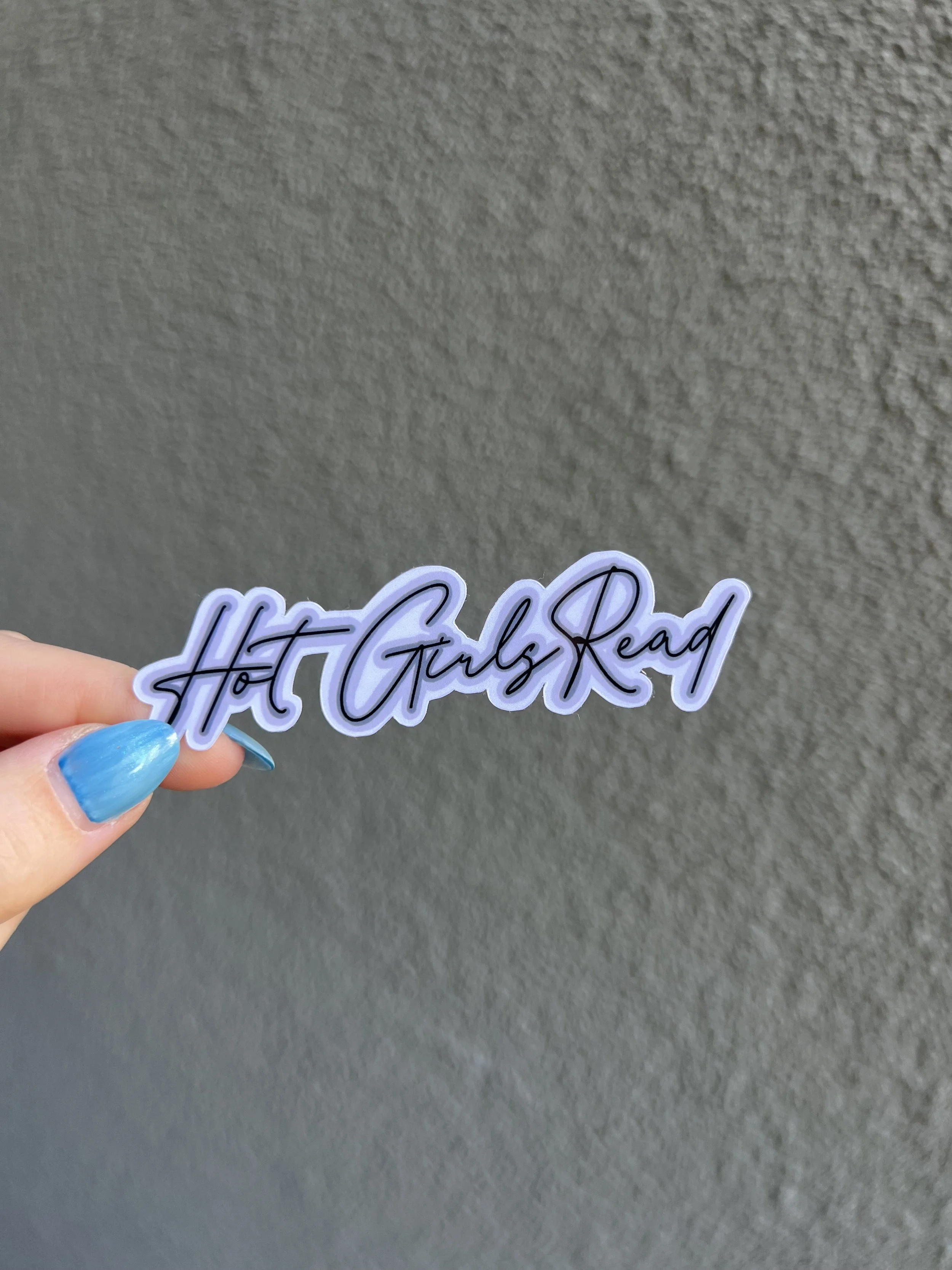 Hot Girls Read Sticker