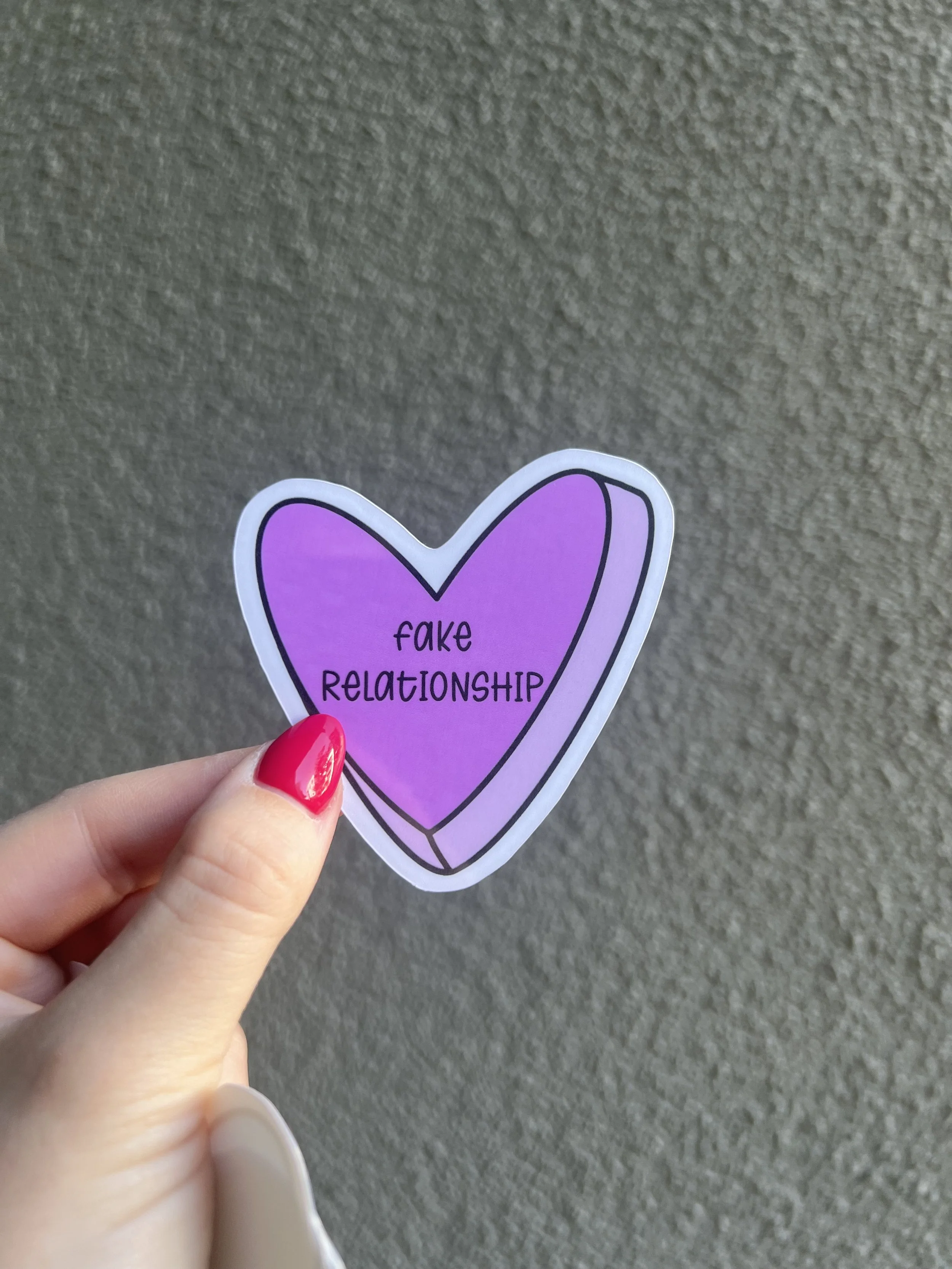 Fake Relationship Conversation Heart