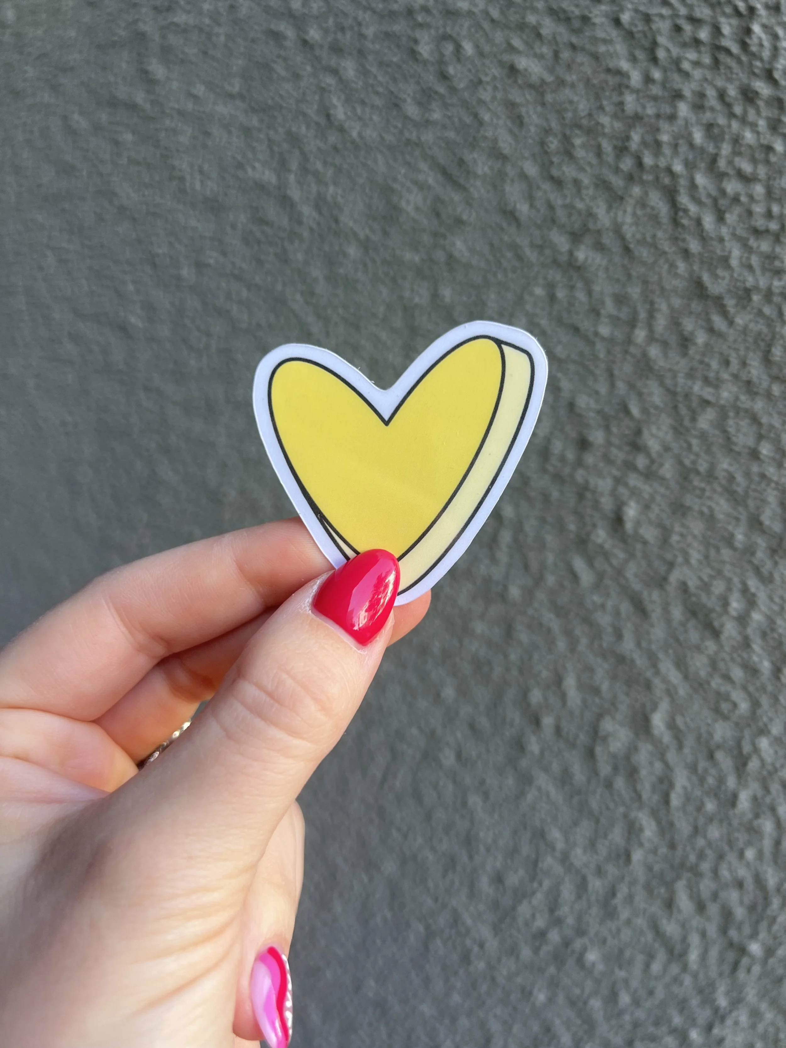 Yellow Conversation Heart