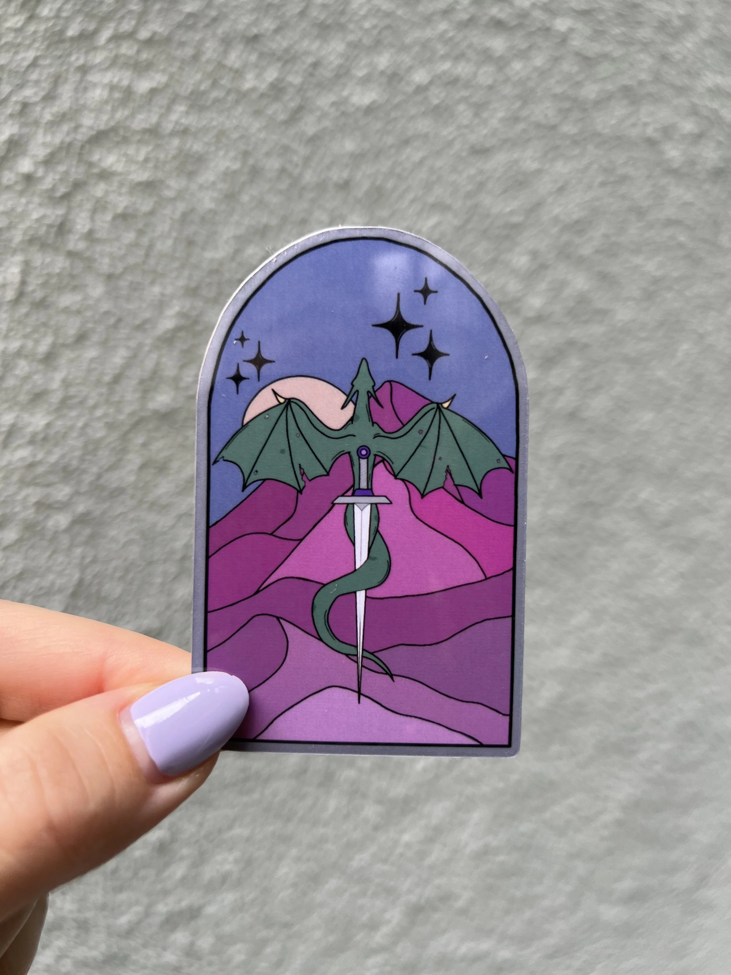 Fantasy Dragon Sticker