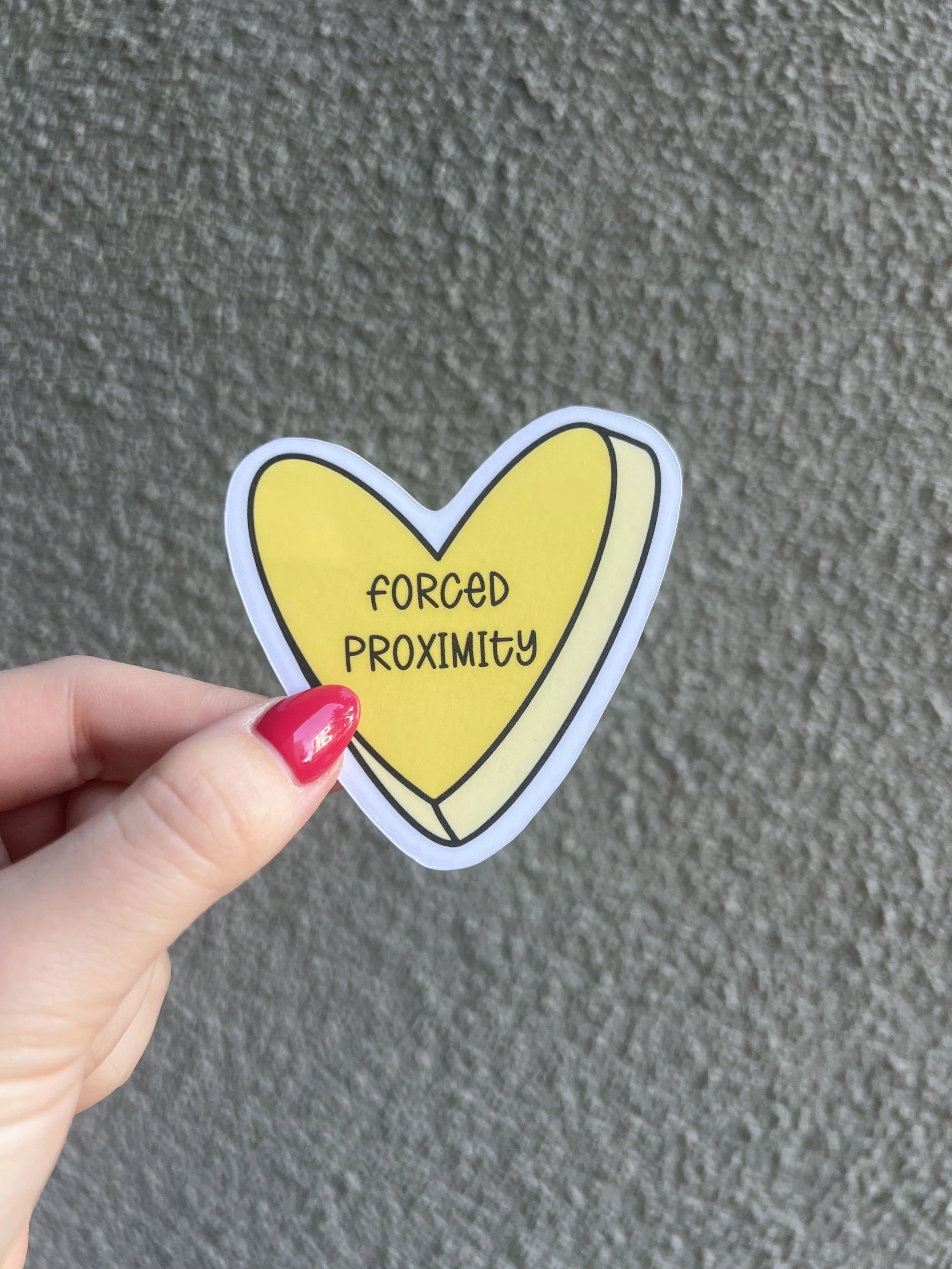 Forced Proximity Conversation Heart