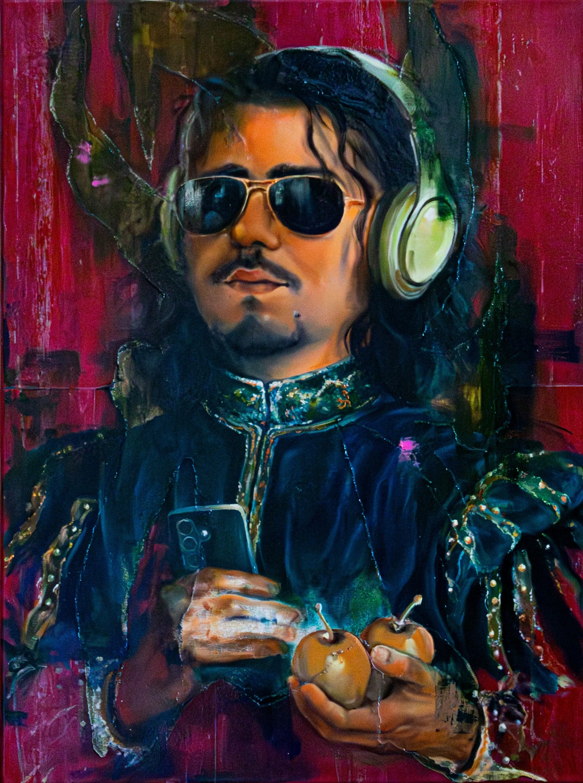 Contemporary Stories - Prâslea and the Golden Apples
Mixed media, 60x60 cm