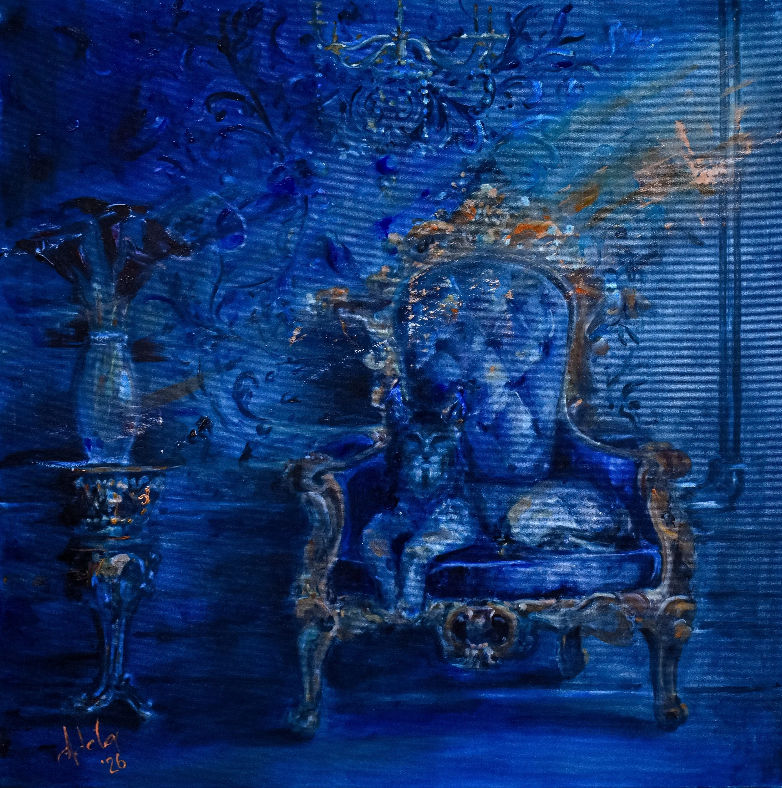 Muted Blue
Oil on canvas, 80x80 cm