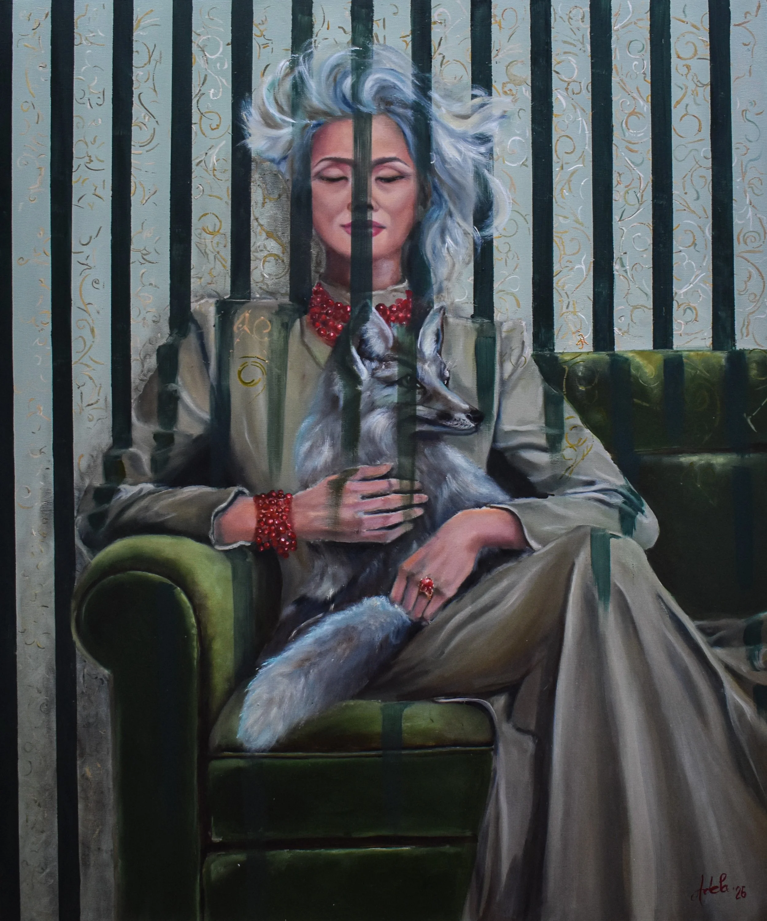 The Camouflage of Age
Oil on canvas, 100x100 cm
