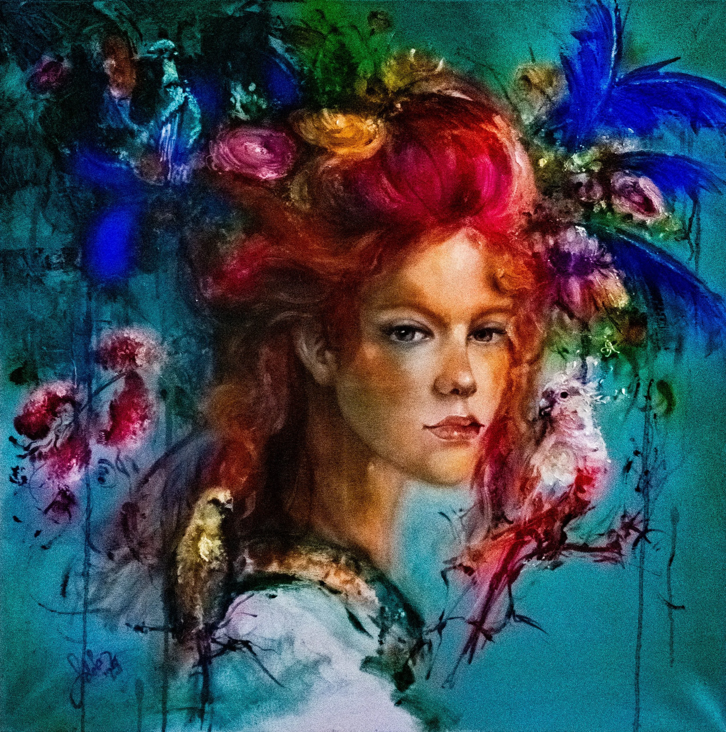 Color Girl
Oil on canvas, 80x80 cm