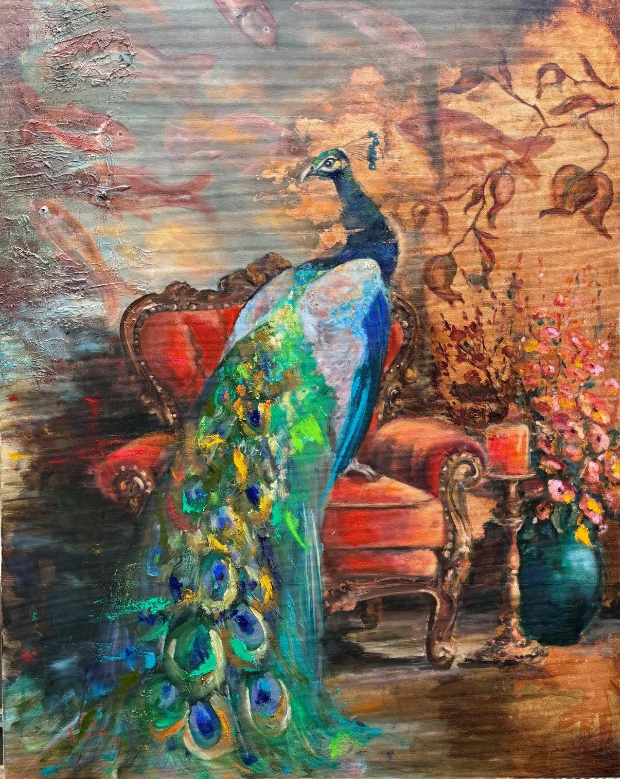 Between Ethereal Dimensions
Mixed media, 80x100 cm
