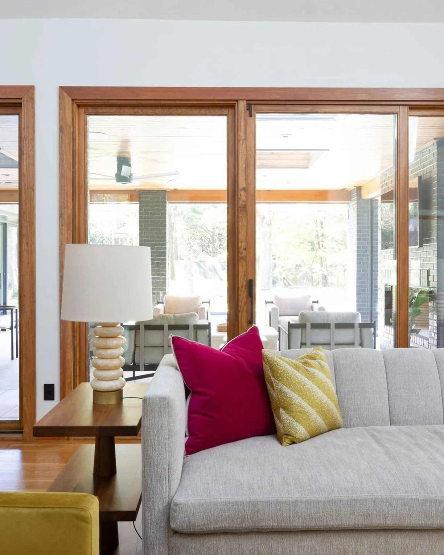 Nestled in East Memphis this home had a unique exterior lending itself to having a truly interesting and playful interior. The clients asked for a comfortable and clean home with quirky details that they could entertain friends and family in. We were