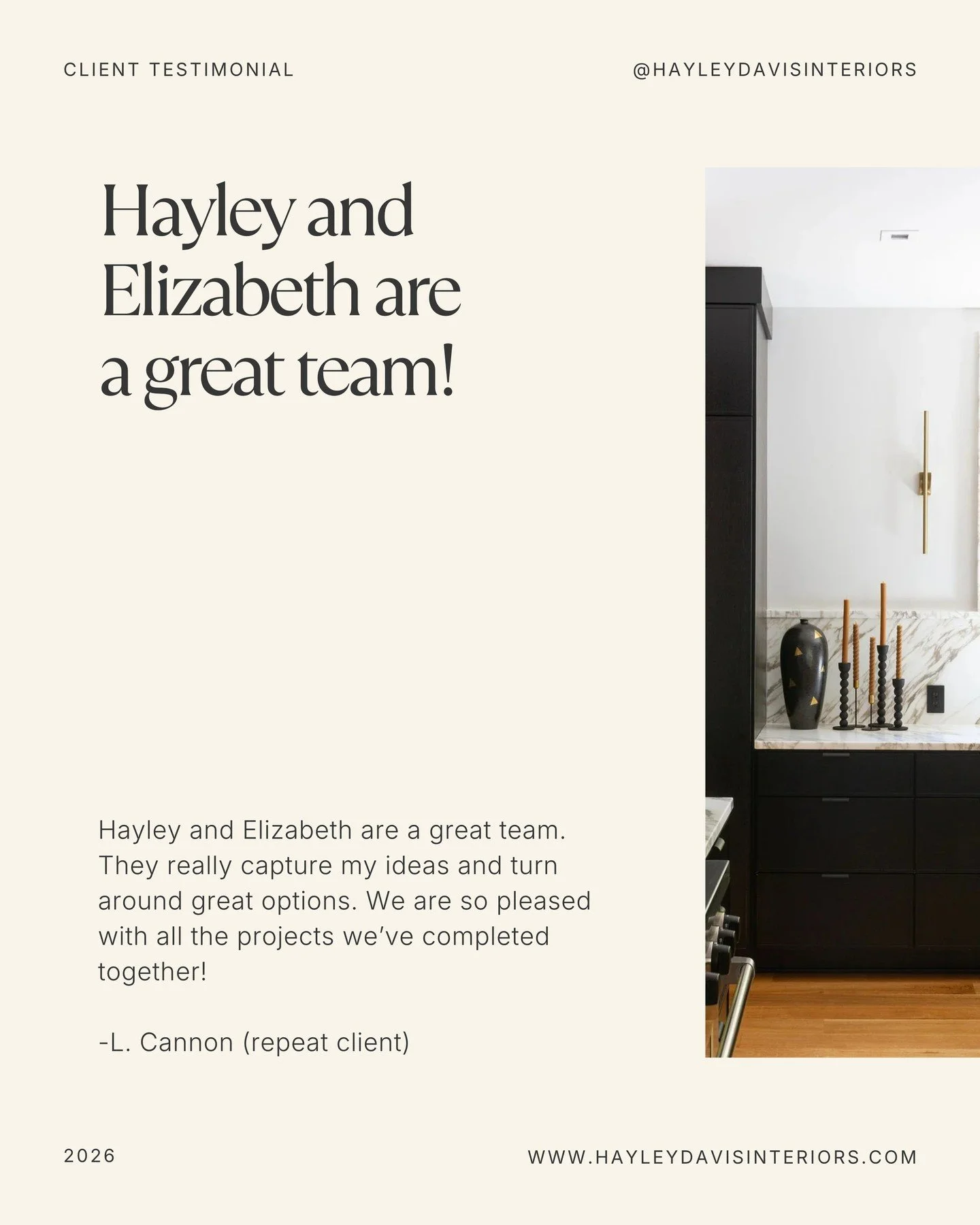 We love using our talents to convert our clients imagination into real life! Visit hayleydavisinteriors.com to get started. Whether you&rsquo;re new to us or have worked with us before, we&rsquo;d love to partner with you. ☺️