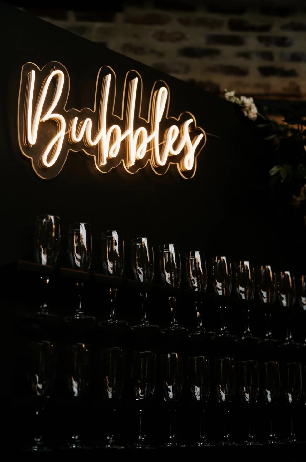 Bubbles Neon Sign