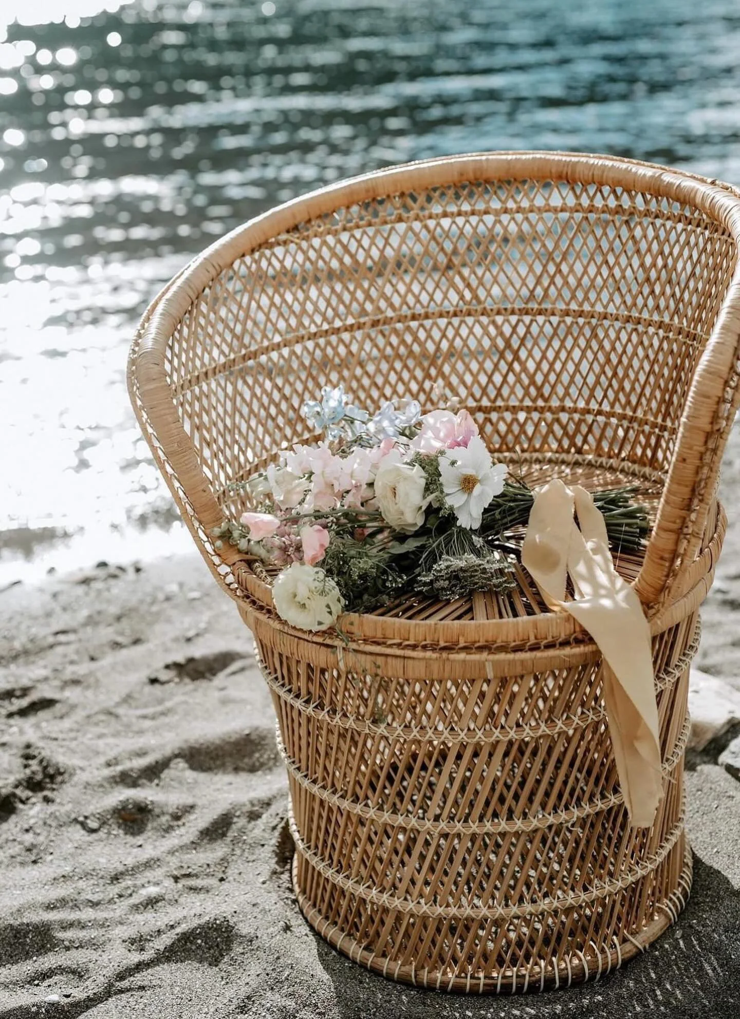 Mini Wicker Bucket Chair