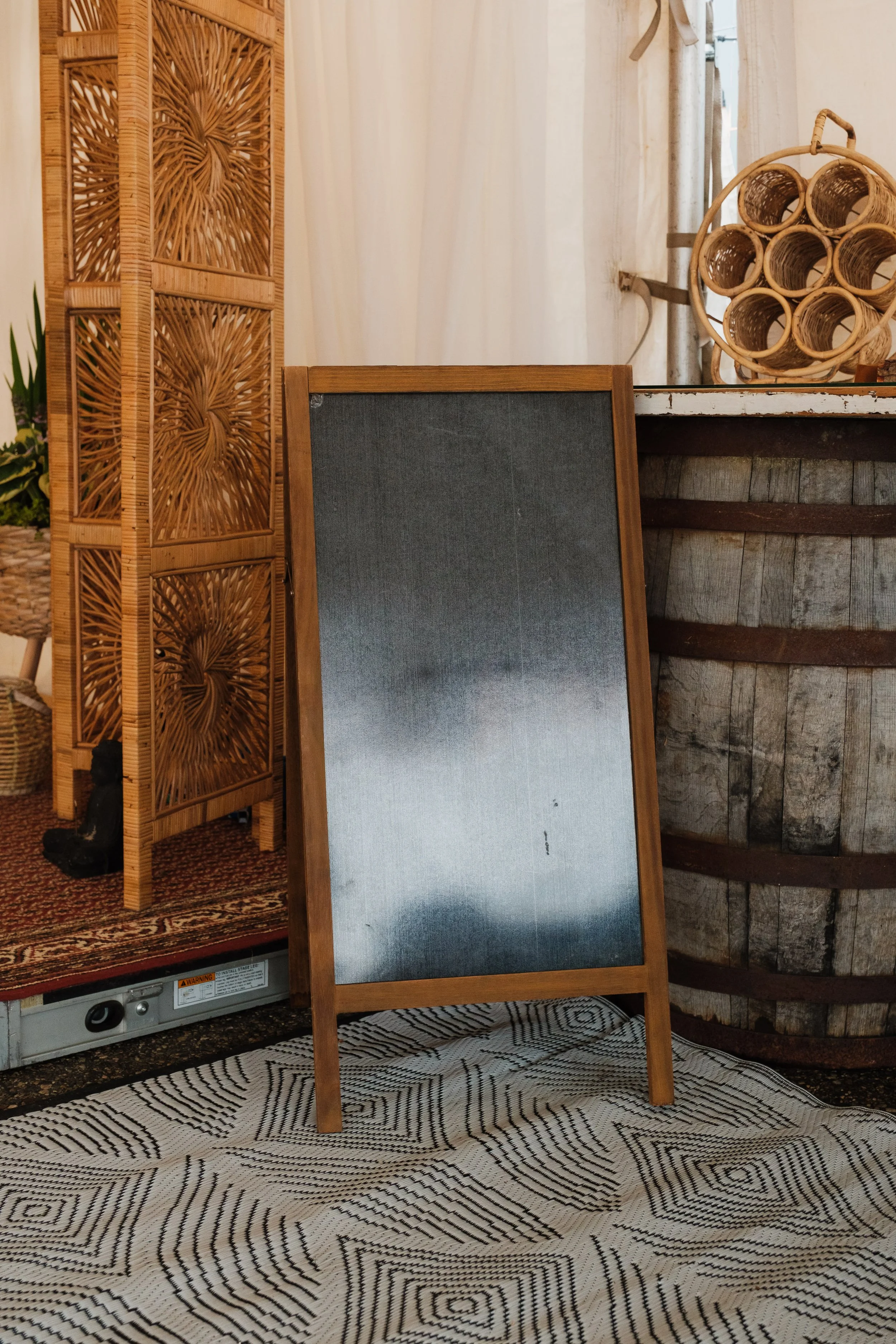 Chalkboard Sandwich Sign