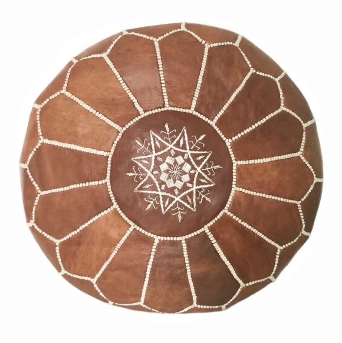 Brown Morrocan Pouf